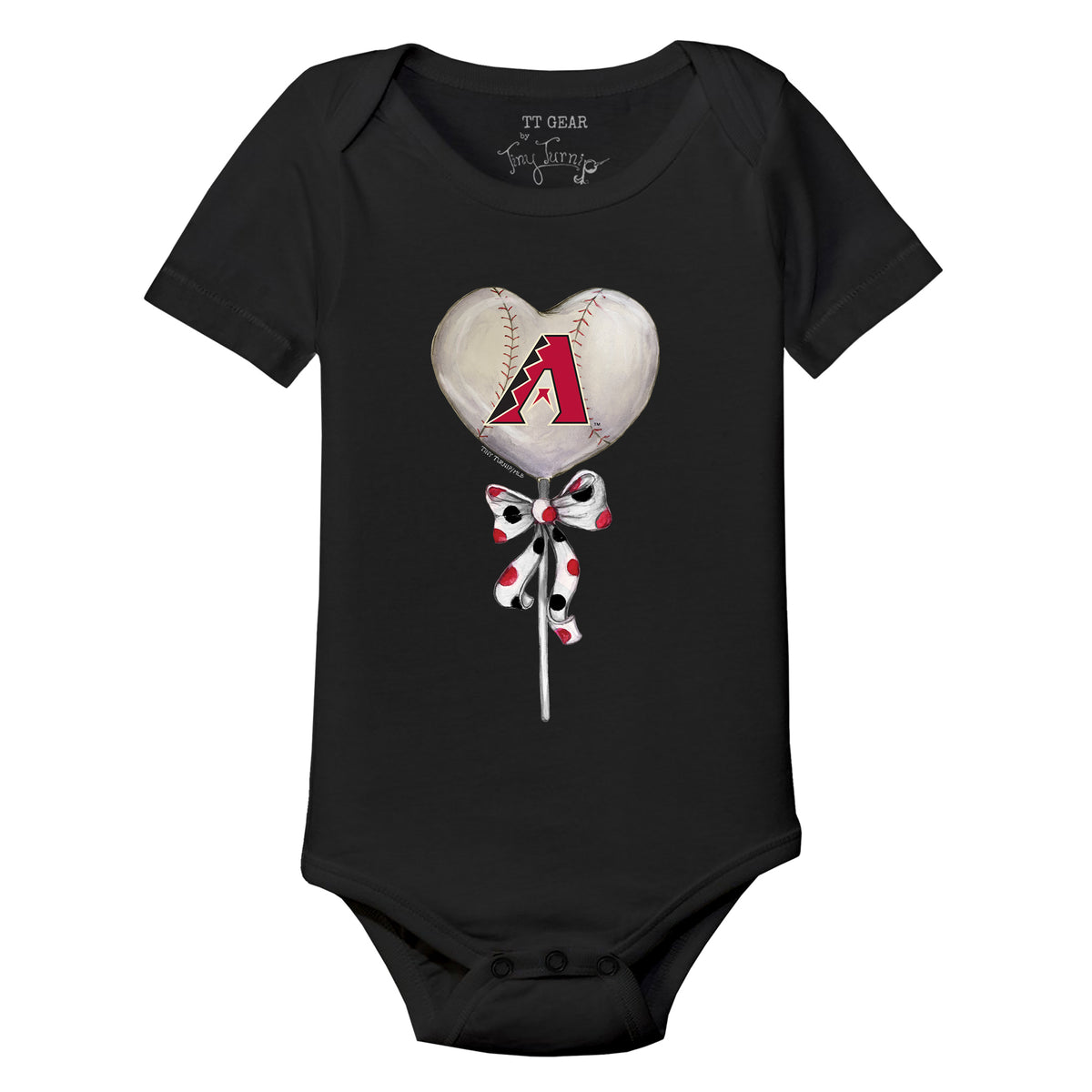 Arizona Diamondbacks Heart Lolly Short Sleeve Snapper