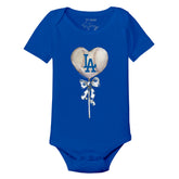 Los Angeles Dodgers Heart Lolly Short Sleeve Snapper