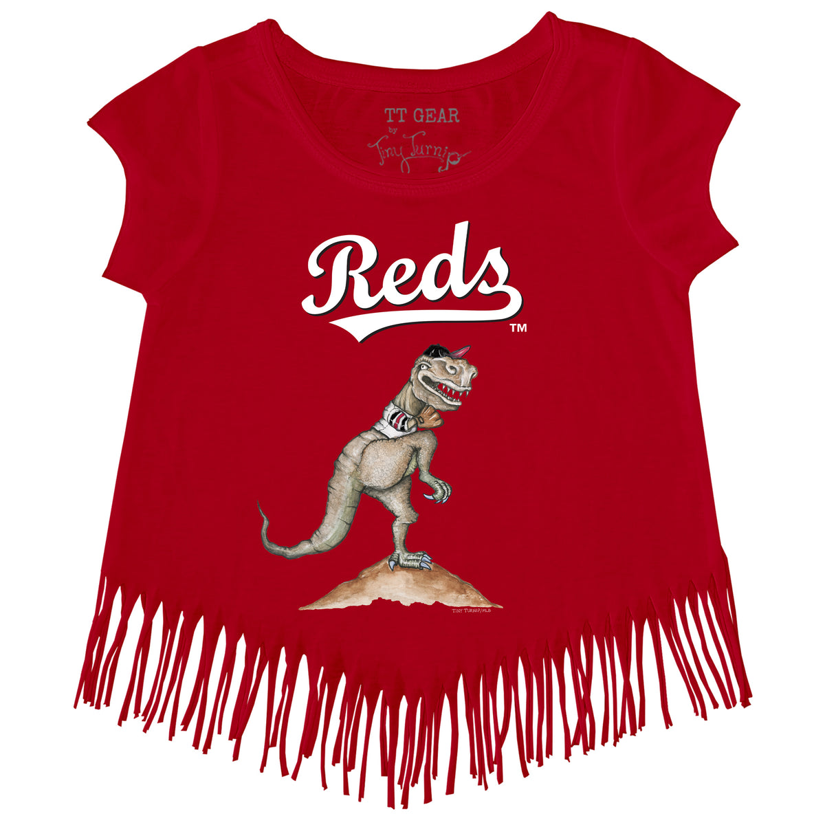 Cincinnati Reds TT Rex Fringe Tee