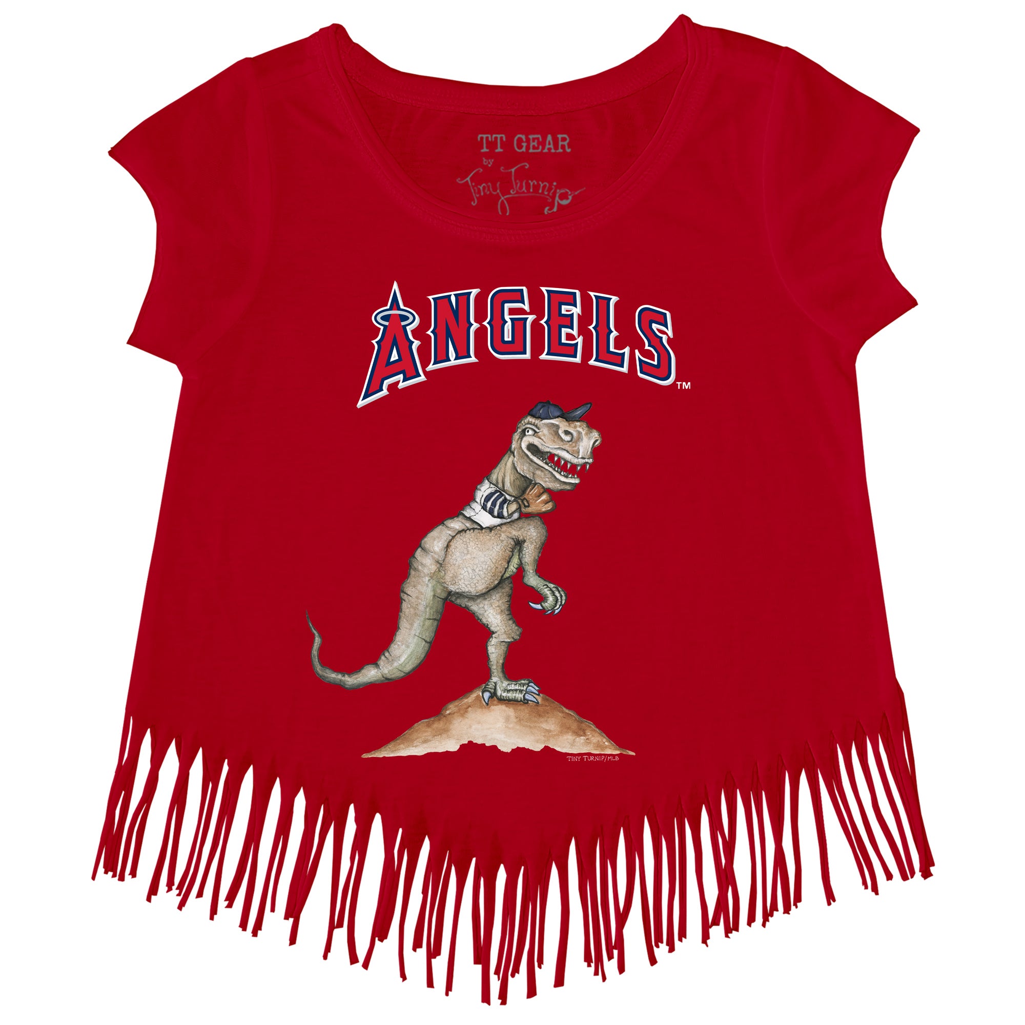 Los Angeles Dodgers Tiny Turnip Infant 3-Piece Dinosaur Bodysuit