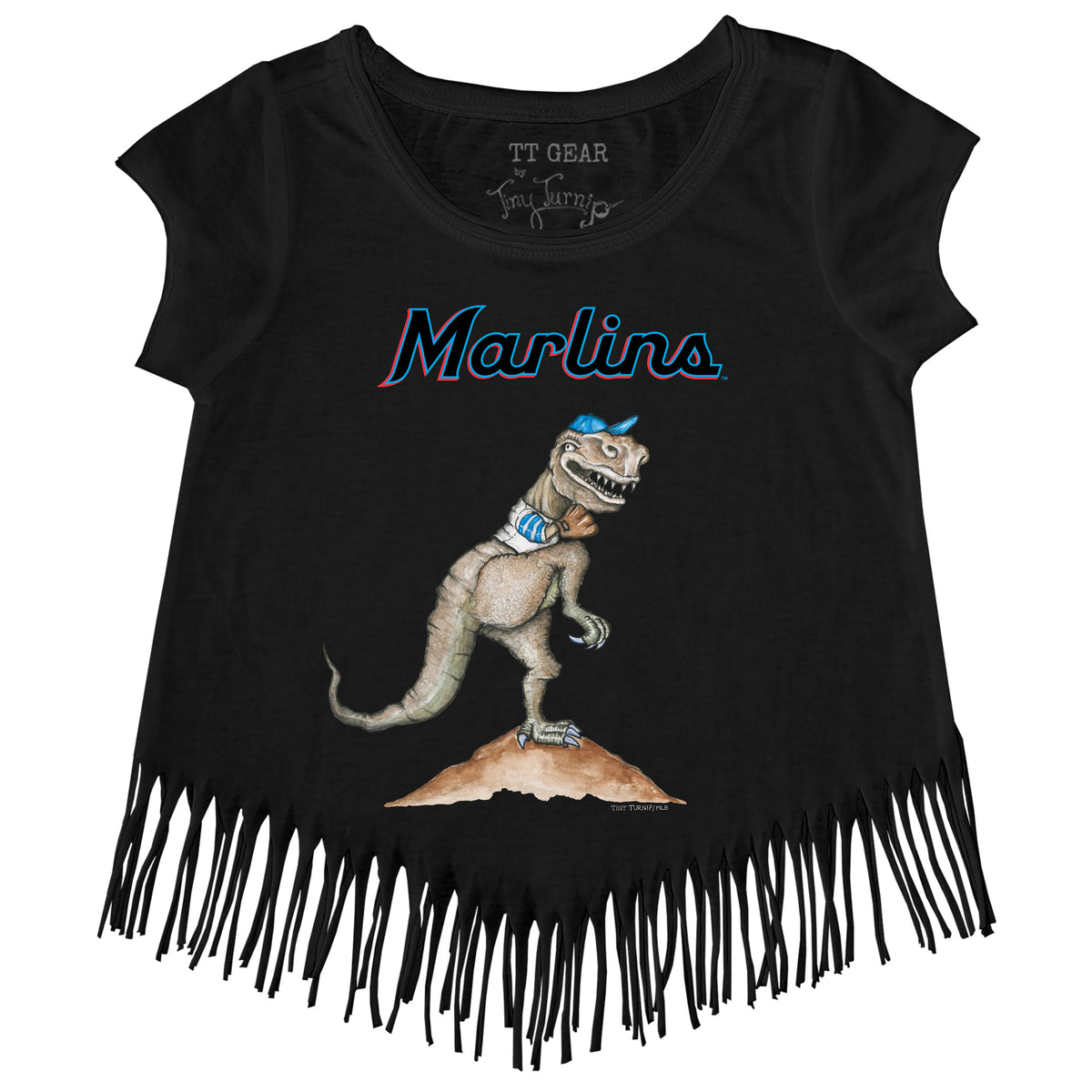 Miami Marlins TT Rex Fringe Tee
