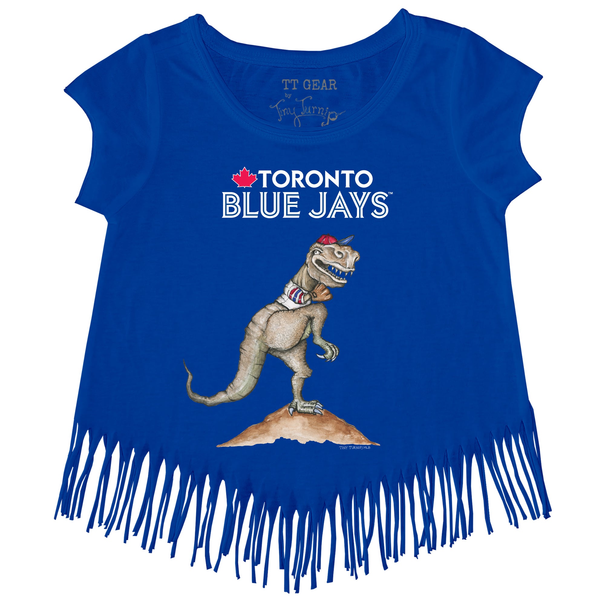 Youth Tiny Turnip White Toronto Blue Jays TT Rex T-Shirt Size: Medium