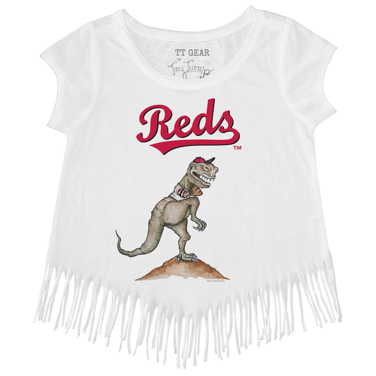Cincinnati Reds TT Rex Fringe Tee
