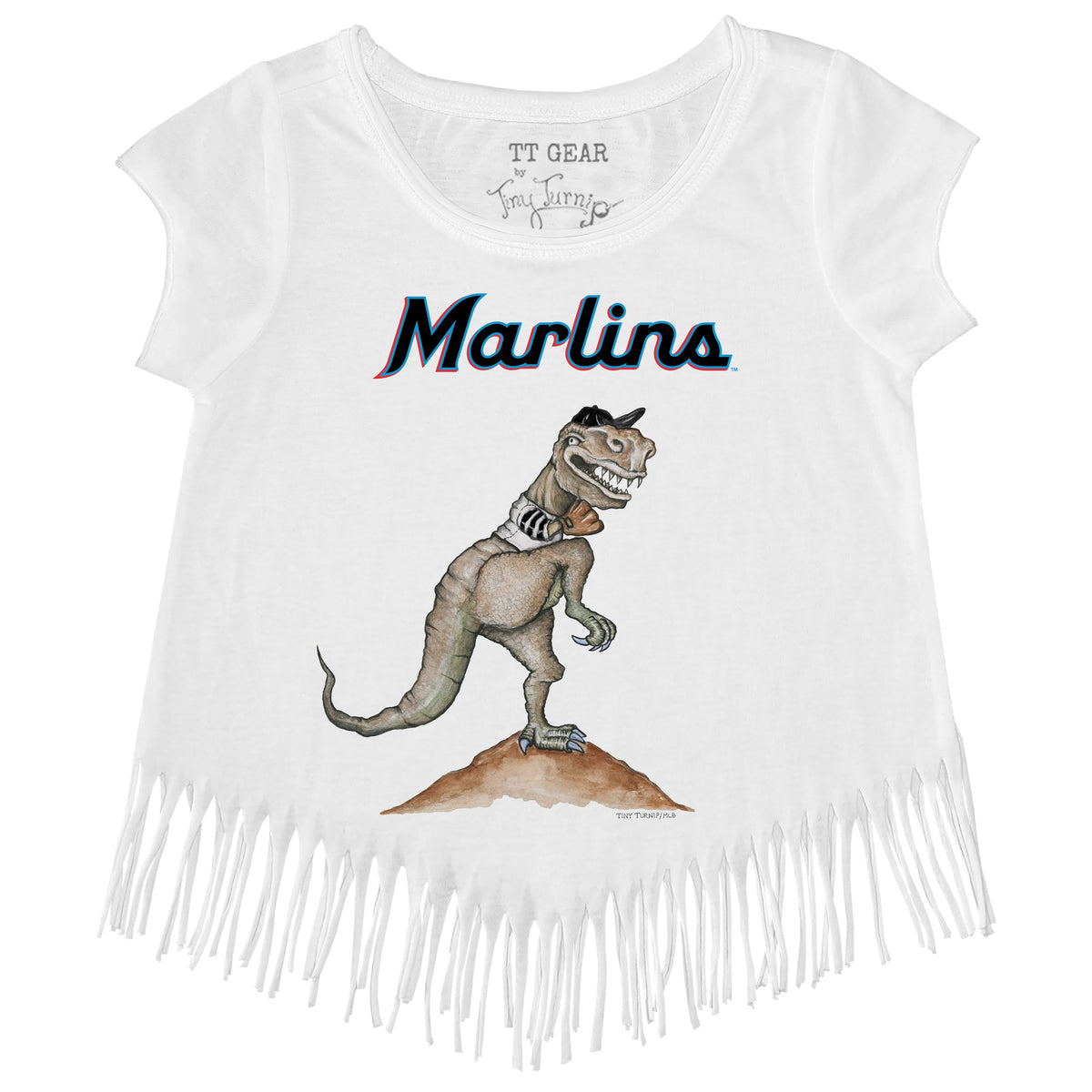 Miami Marlins TT Rex Fringe Tee