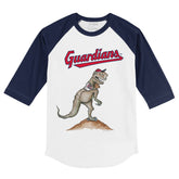 Cleveland Guardians TT Rex 3/4 Navy Blue Sleeve Raglan