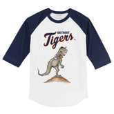 Detroit Tigers TT Rex 3/4 Navy Blue Sleeve Raglan