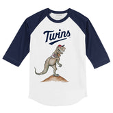 Minnesota Twins TT Rex 3/4 Navy Blue Sleeve Raglan