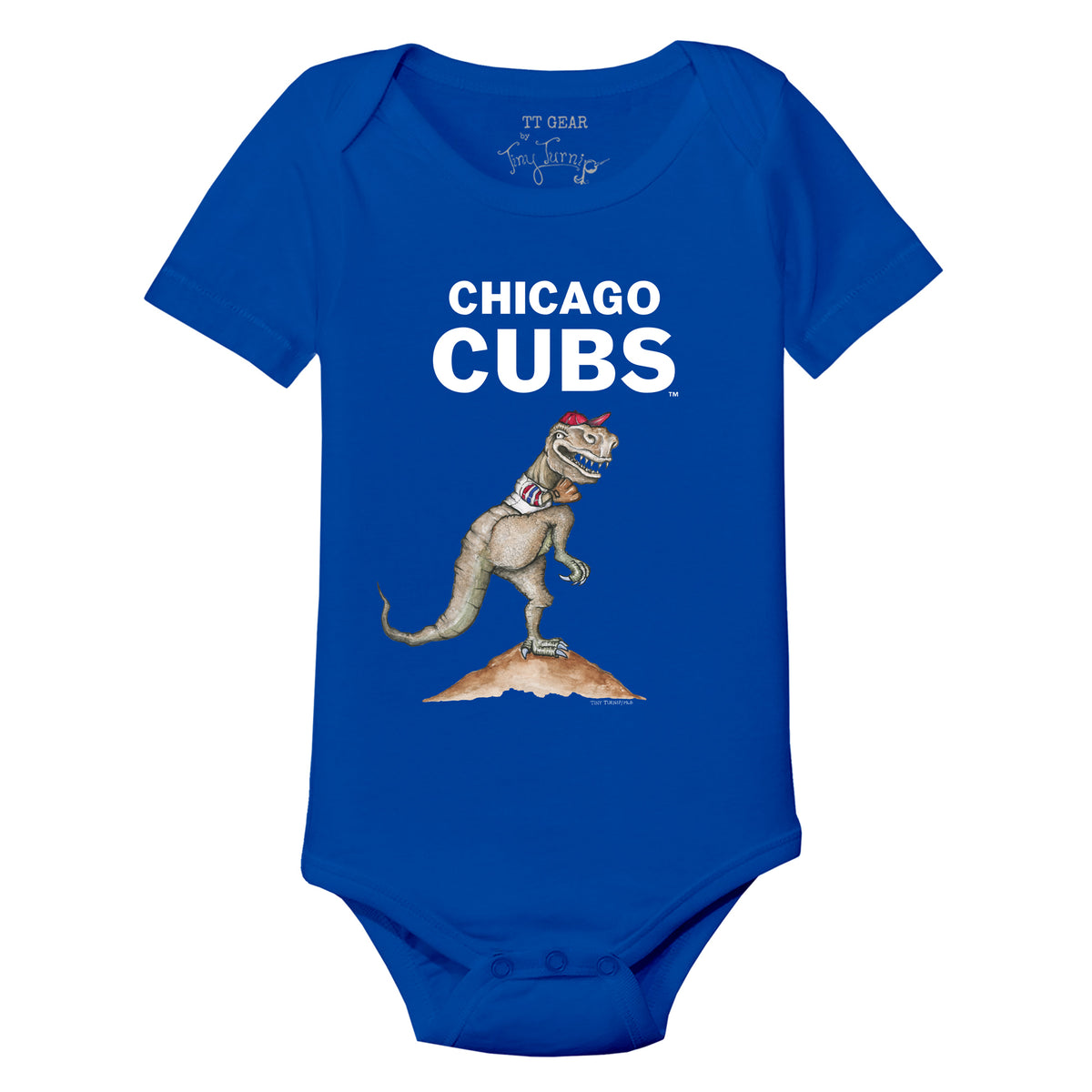 Chicago Cubs TT Rex Short Sleeve Snapper