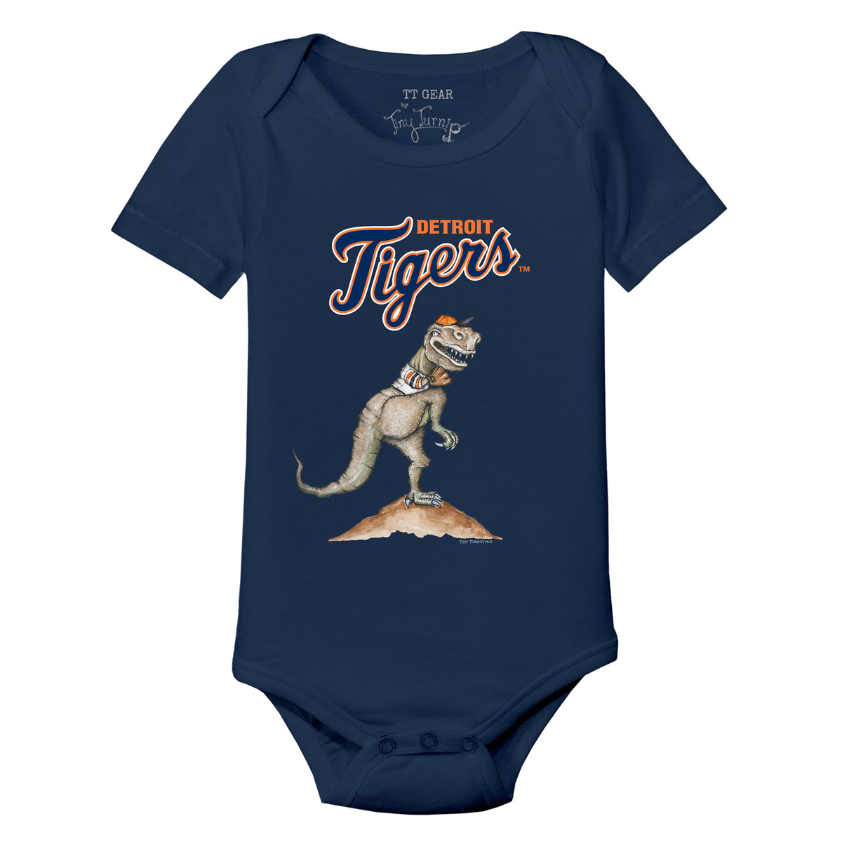 Detroit Tigers TT Rex Short Sleeve Snapper