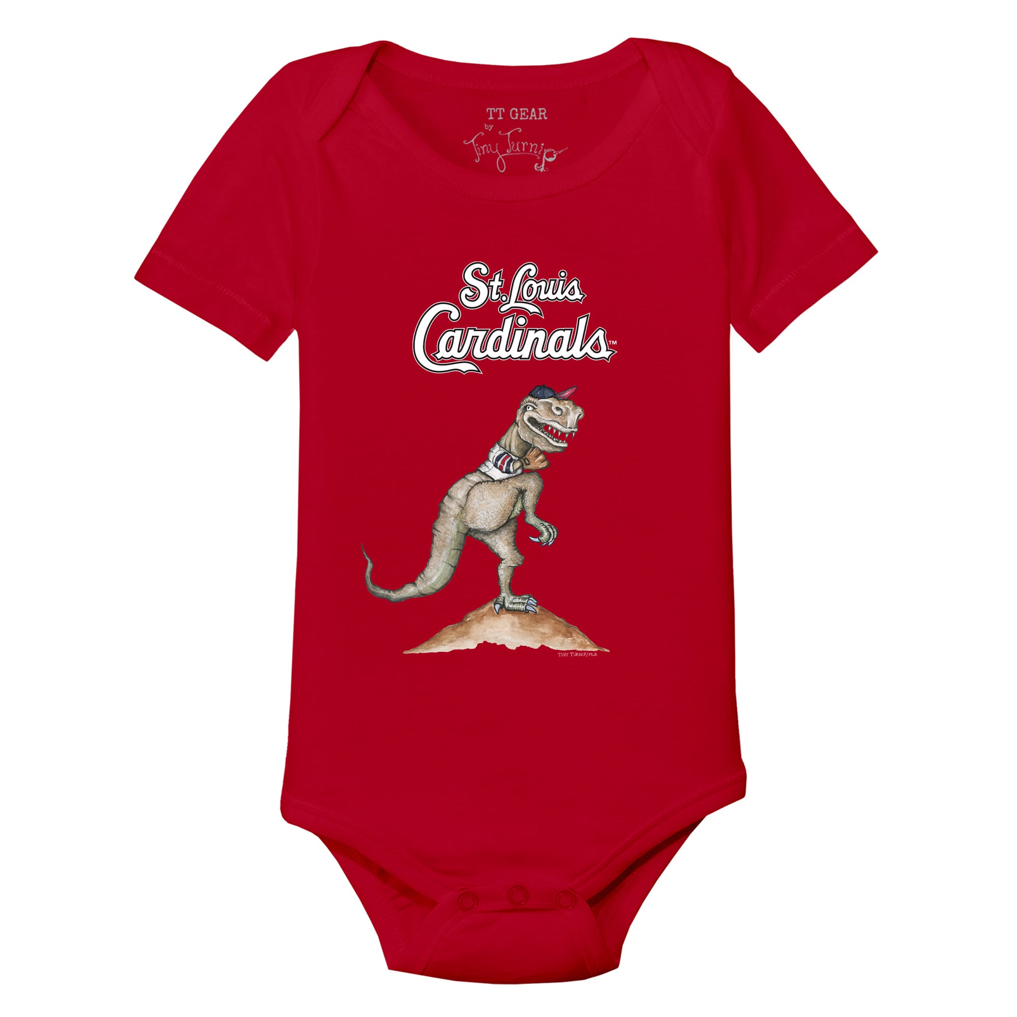 Lids St. Louis Cardinals Tiny Turnip Infant TT Rex T-Shirt - White