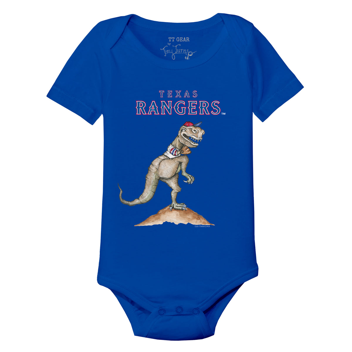 Texas Rangers TT Rex Short Sleeve Snapper