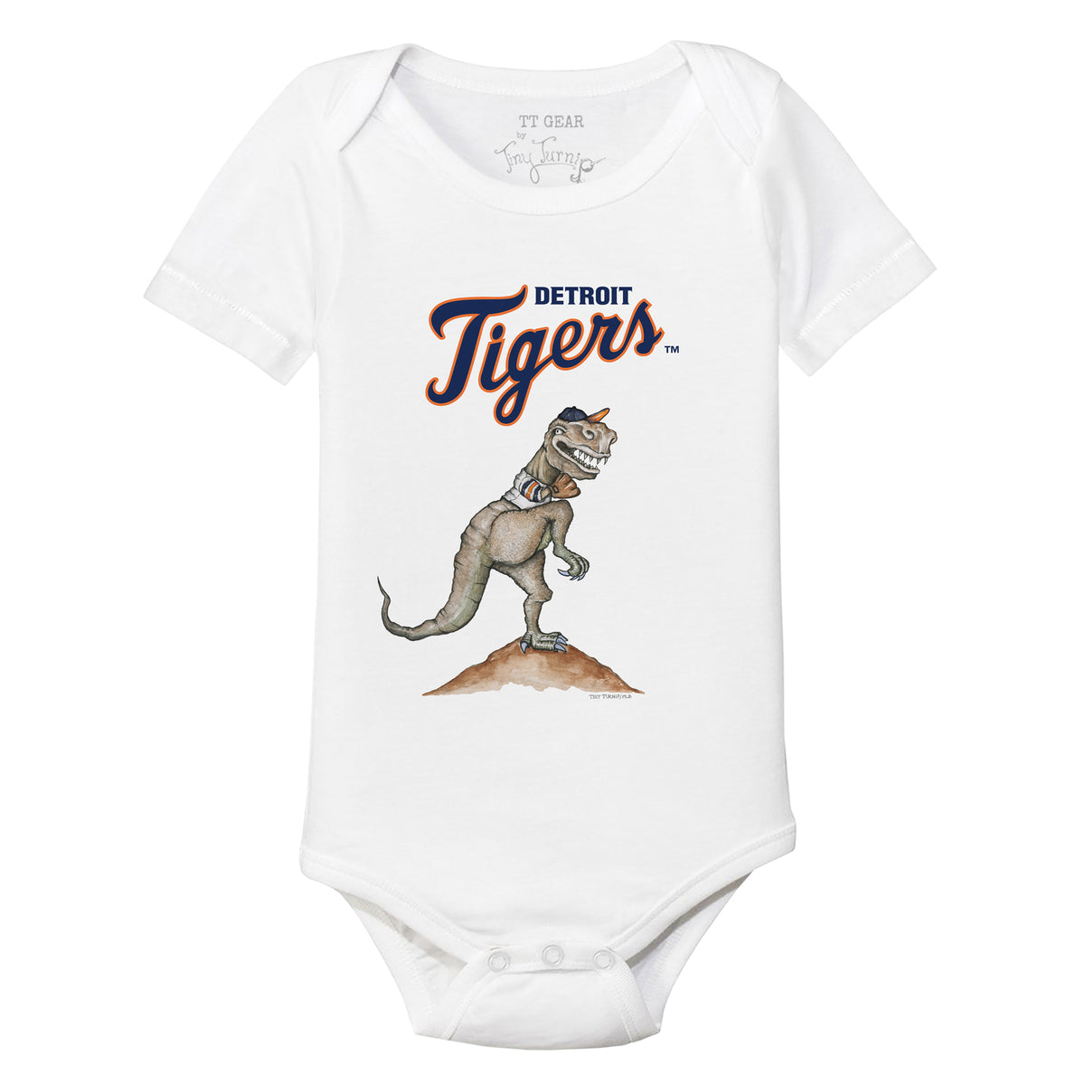 Detroit Tigers TT Rex Short Sleeve Snapper