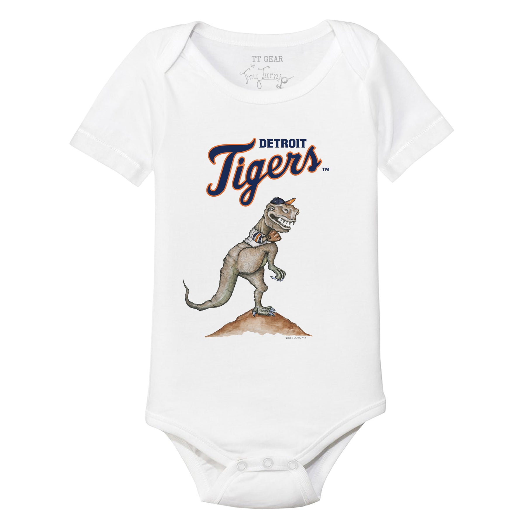 Detroit Tigers TT Rex Short Sleeve Snapper