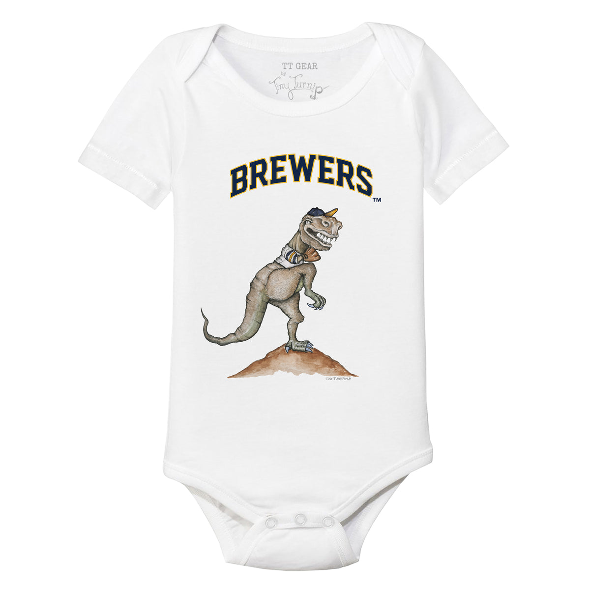 Milwaukee Brewers TT Rex Short Sleeve Snapper