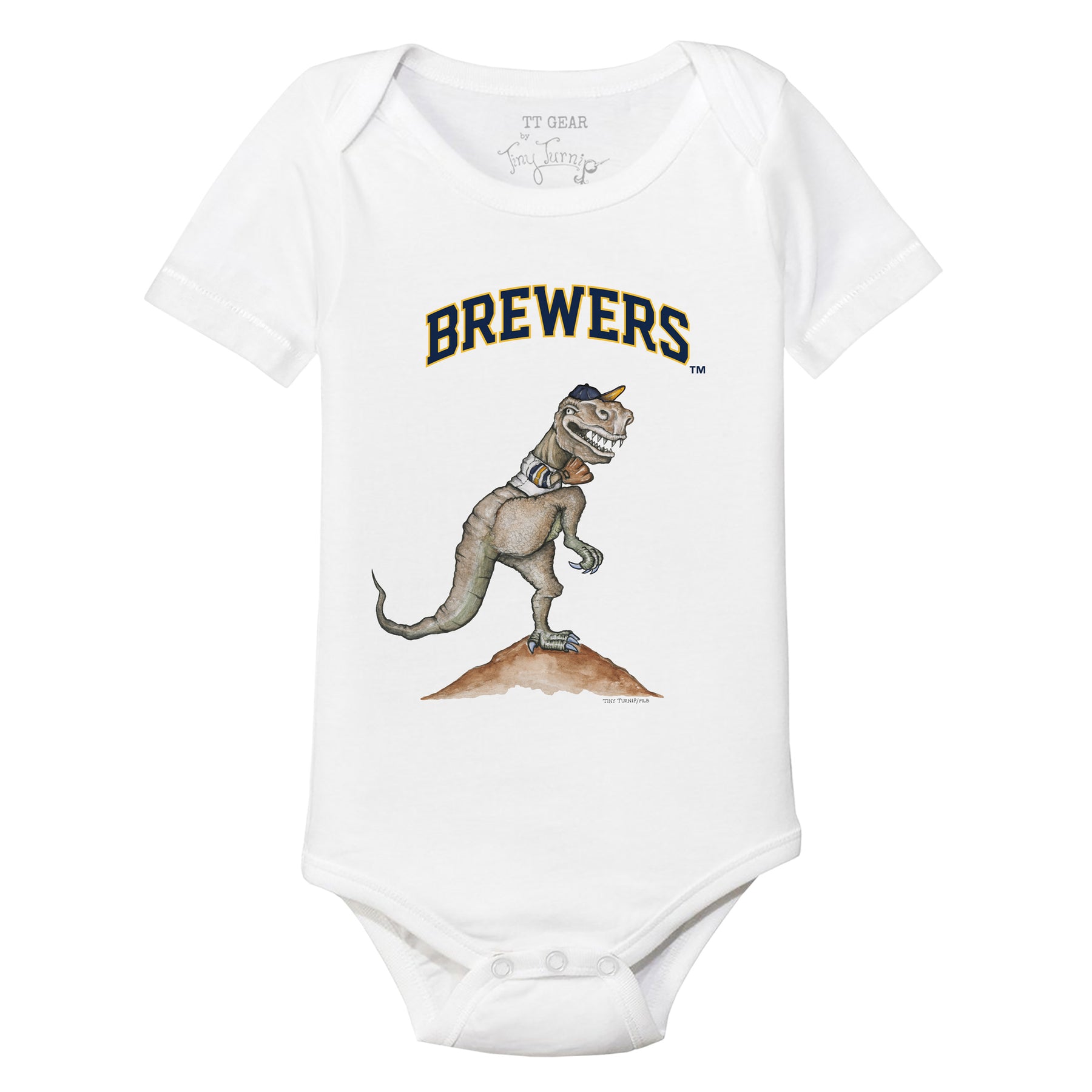 Milwaukee Brewers TT Rex Short Sleeve Snapper