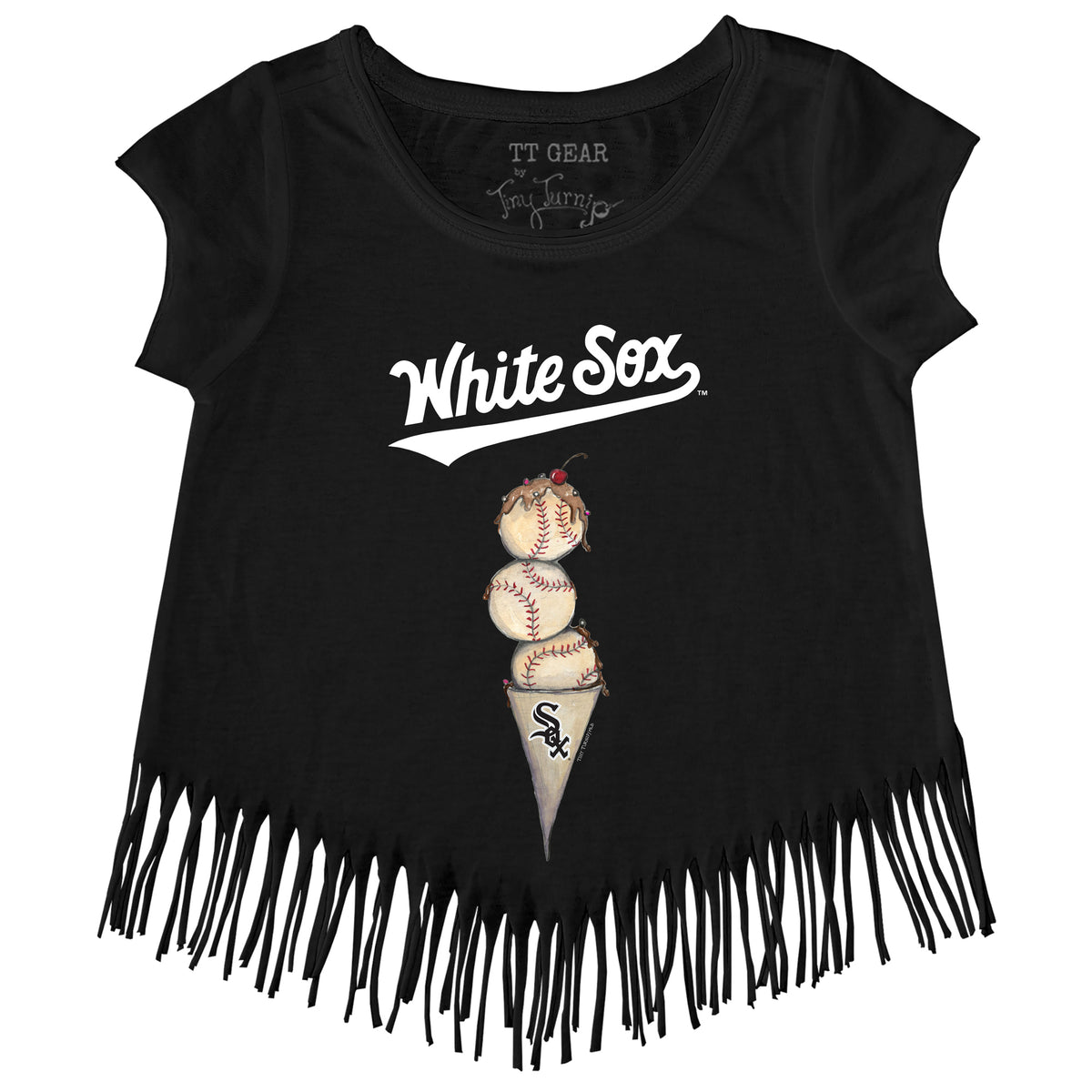 Chicago White Sox Triple Scoop Fringe Tee