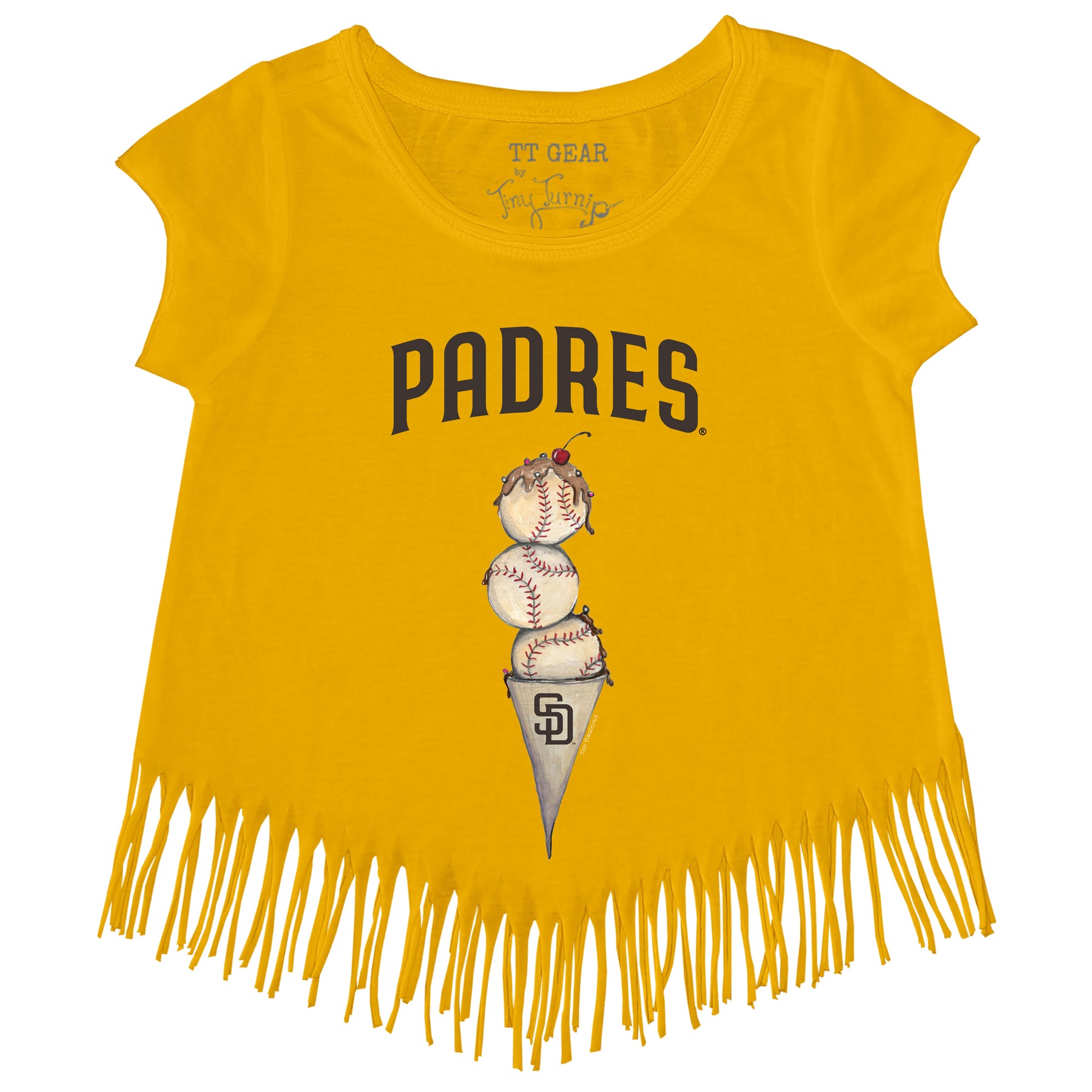 San Diego Padres Triple Scoop Fringe Tee