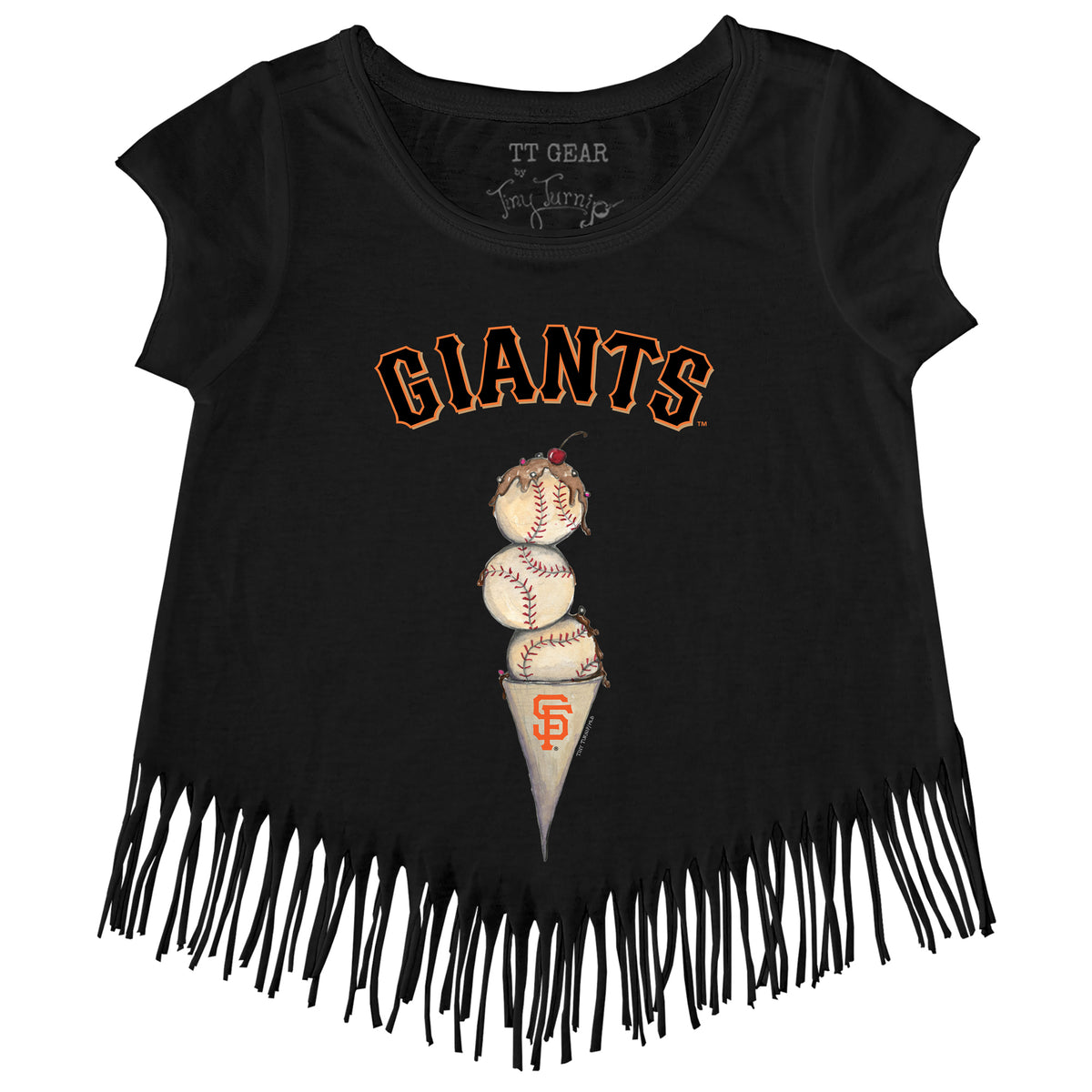 San Francisco Giants Triple Scoop Fringe Tee