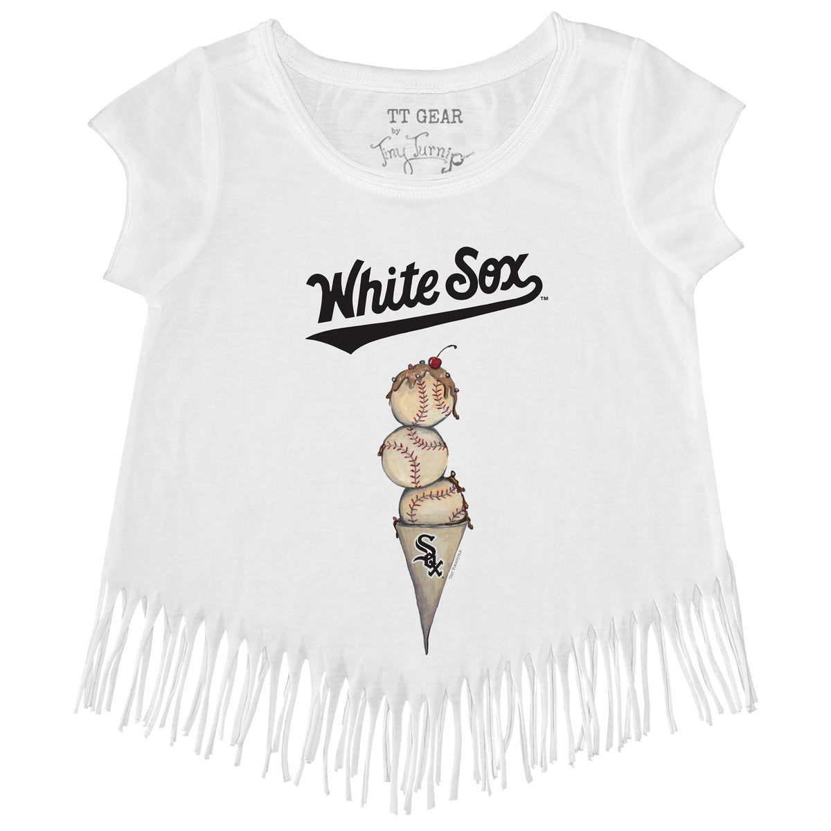 Chicago White Sox Triple Scoop Fringe Tee