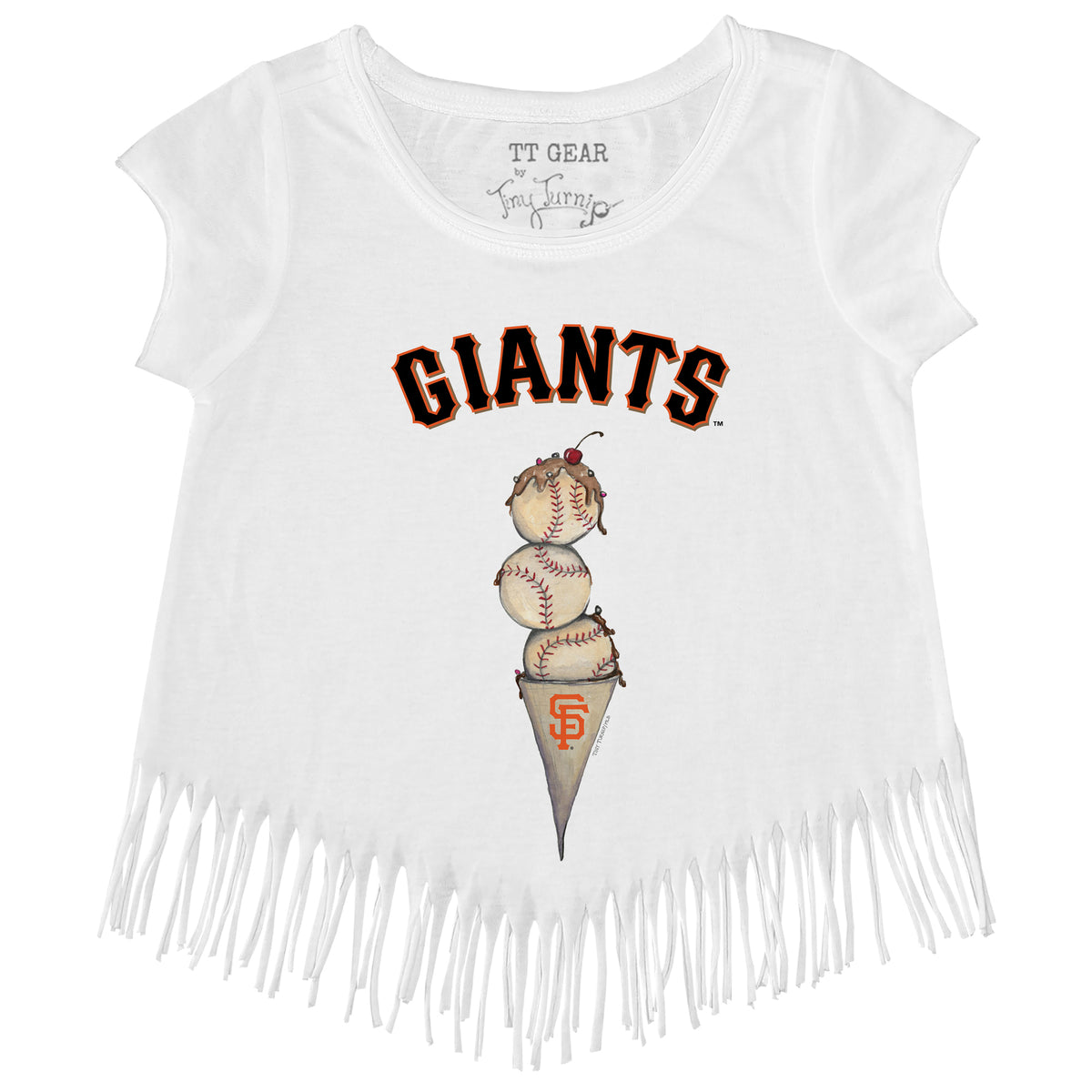 San Francisco Giants Triple Scoop Fringe Tee