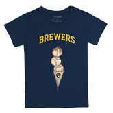 Milwaukee Brewers Triple Scoop Kid's Tee Shirt