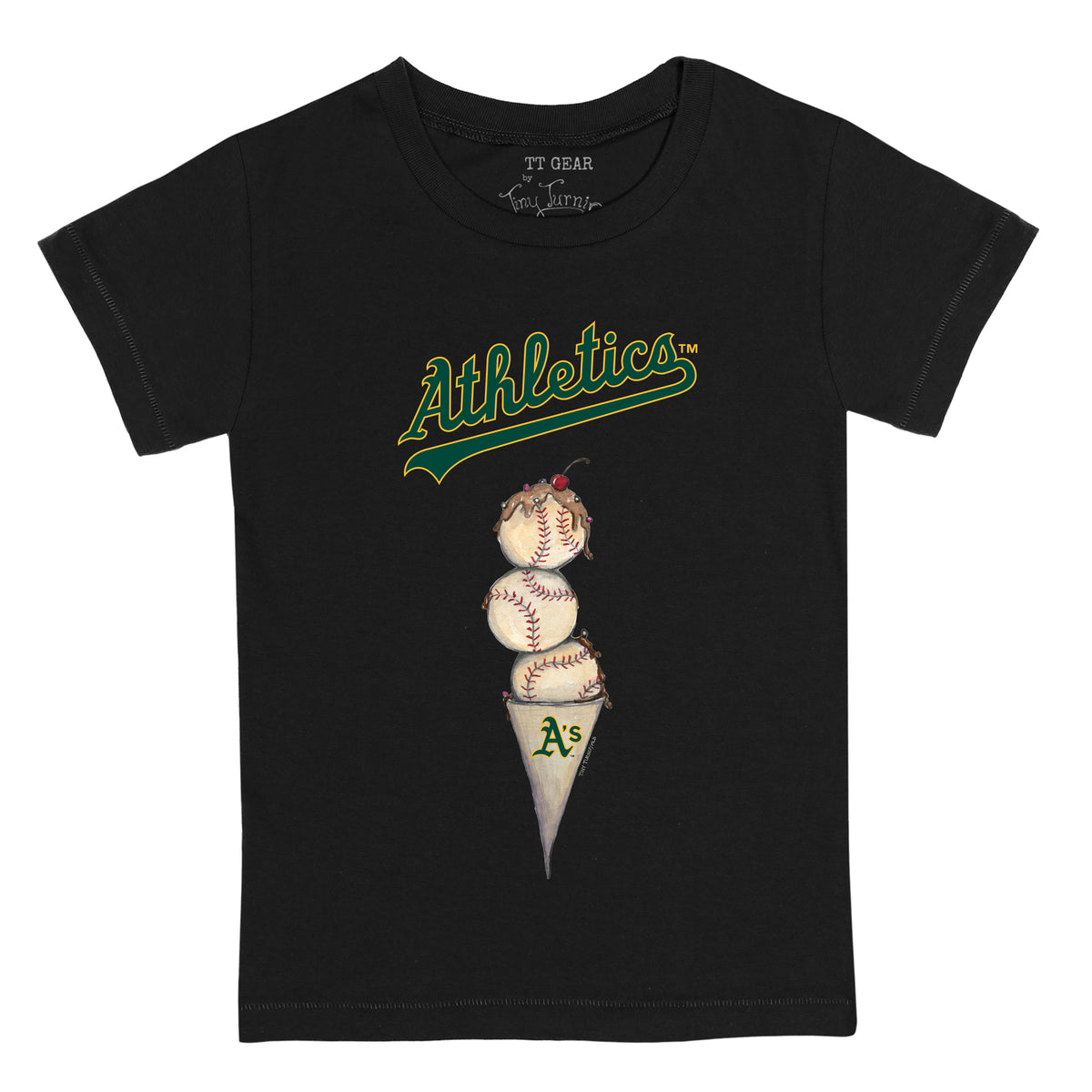 Oakland Athletics Triple Scoop Kid's Tee Shirt