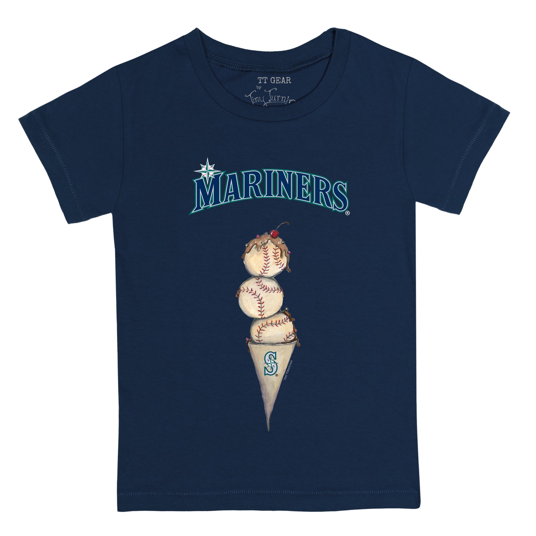 Seattle Mariners Triple Scoop Tee Shirt