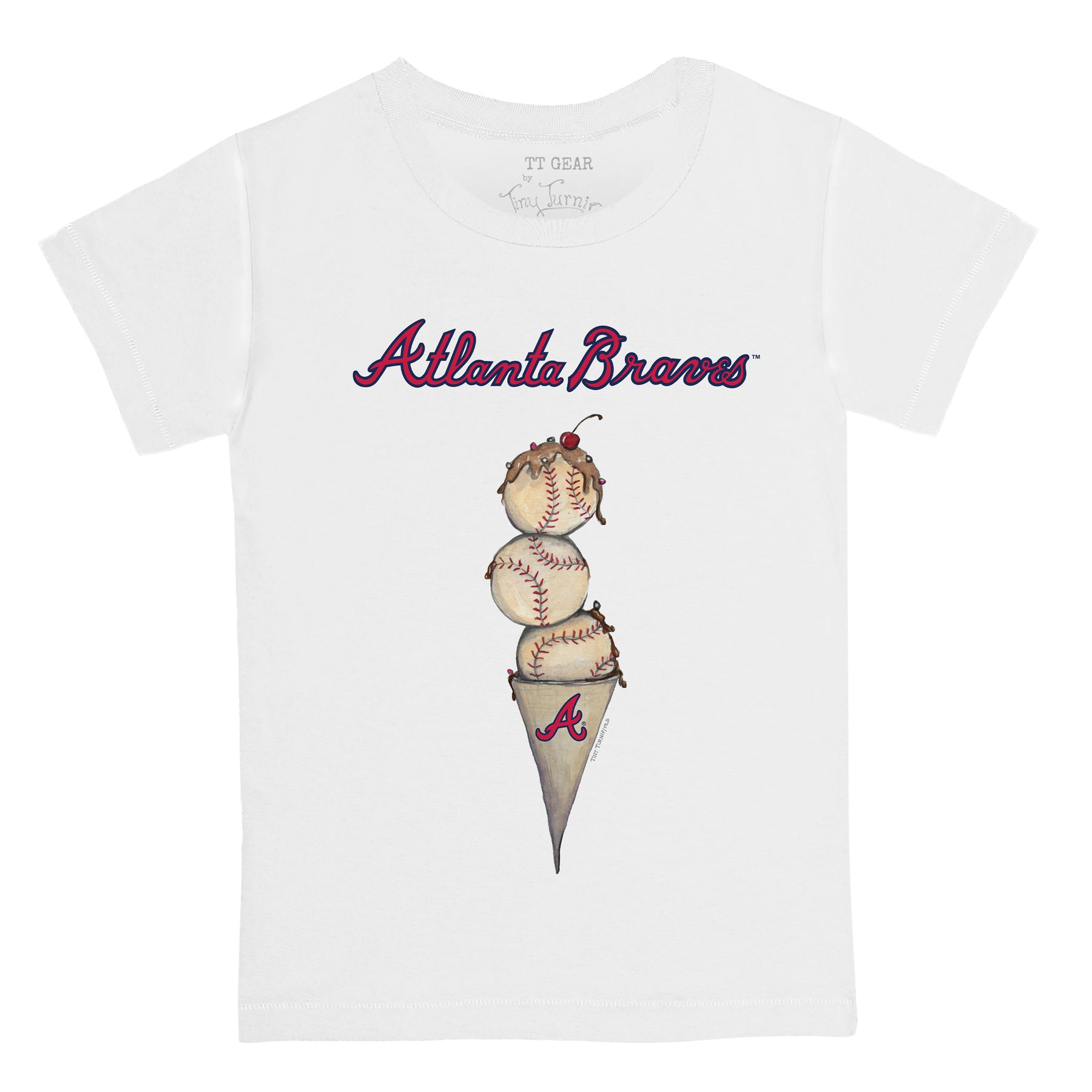 Atlanta Braves Triple Scoop Tee Shirt