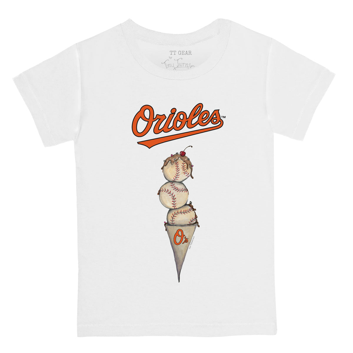Baltimore Orioles Triple Scoop Kids's Tee Shirt
