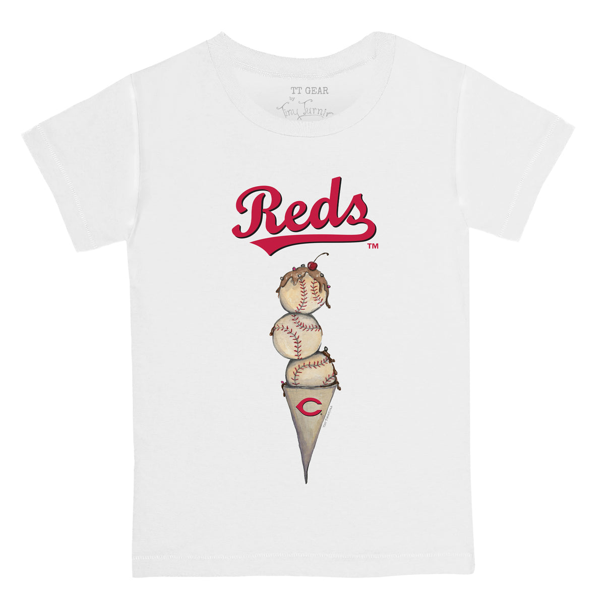 Cincinnati Reds Triple Scoop Unisex Tee Shirt