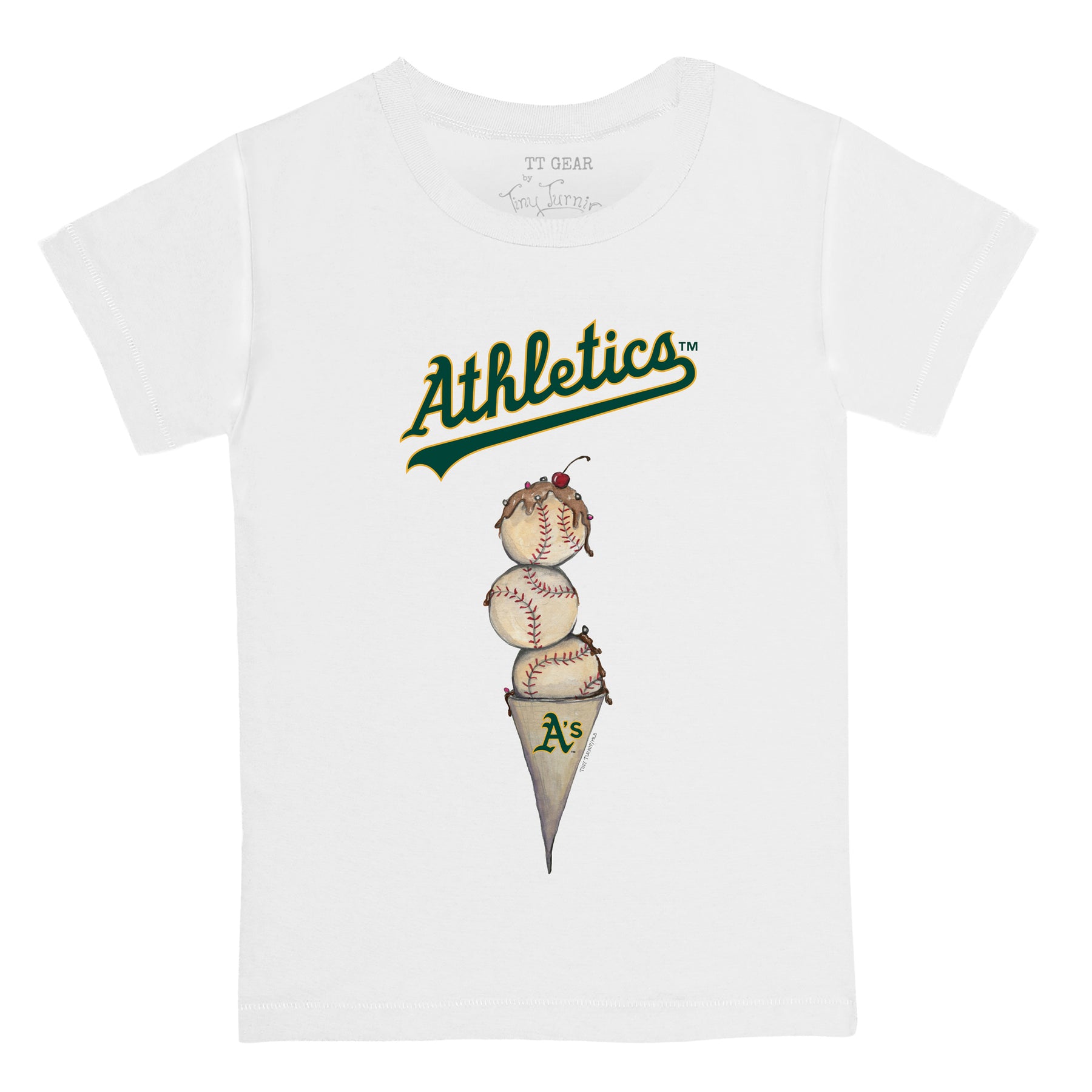Oakland Athletics Triple Scoop Kid's Tee Shirt