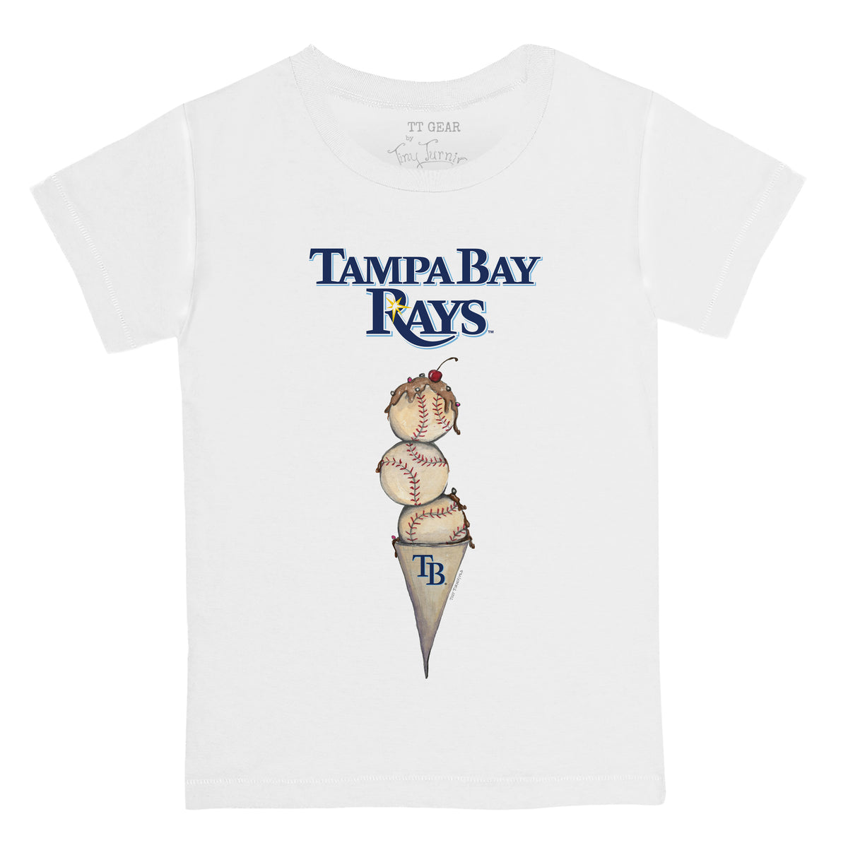 Tampa Bay Rays Triple Scoop Unisex Tee Shirt