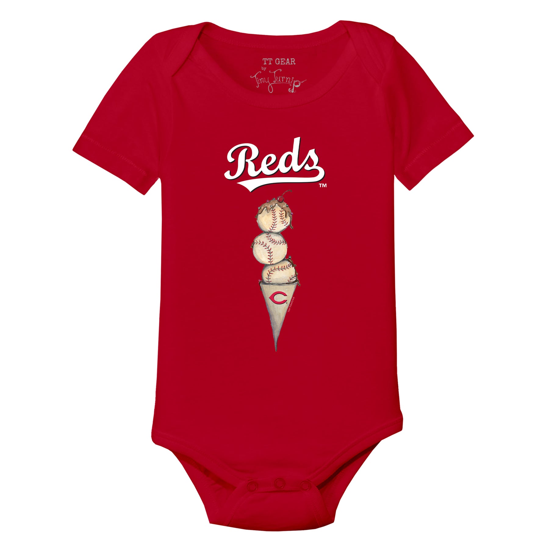 Cincinnati Reds Triple Scoop Short Sleeve Snapper