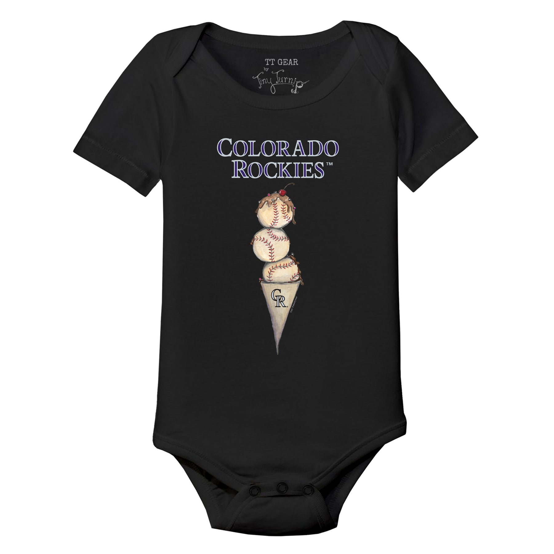 Colorado Rockies Triple Scoop Short Sleeve Snapper