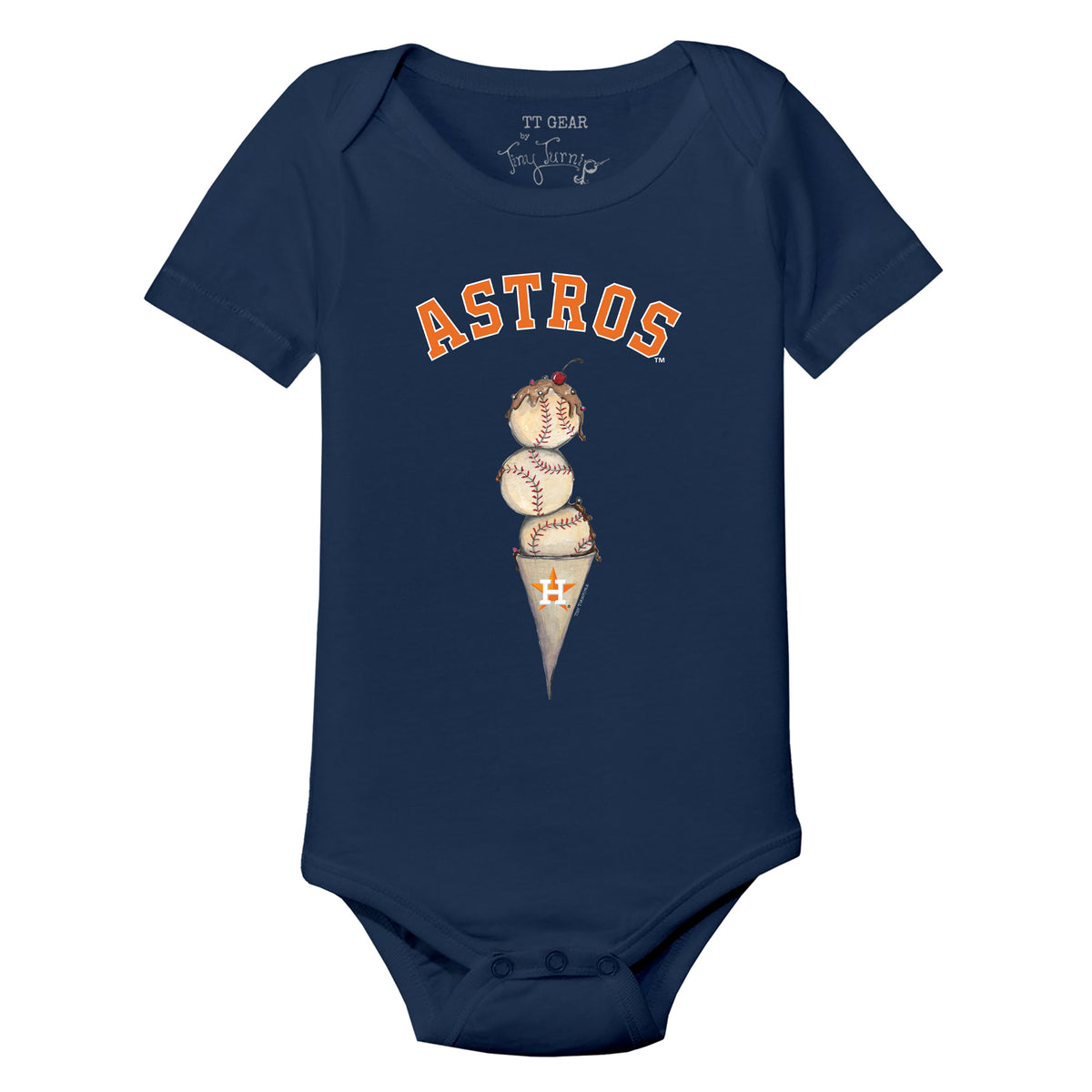 Houston Astros Triple Scoop Short Sleeve Snapper