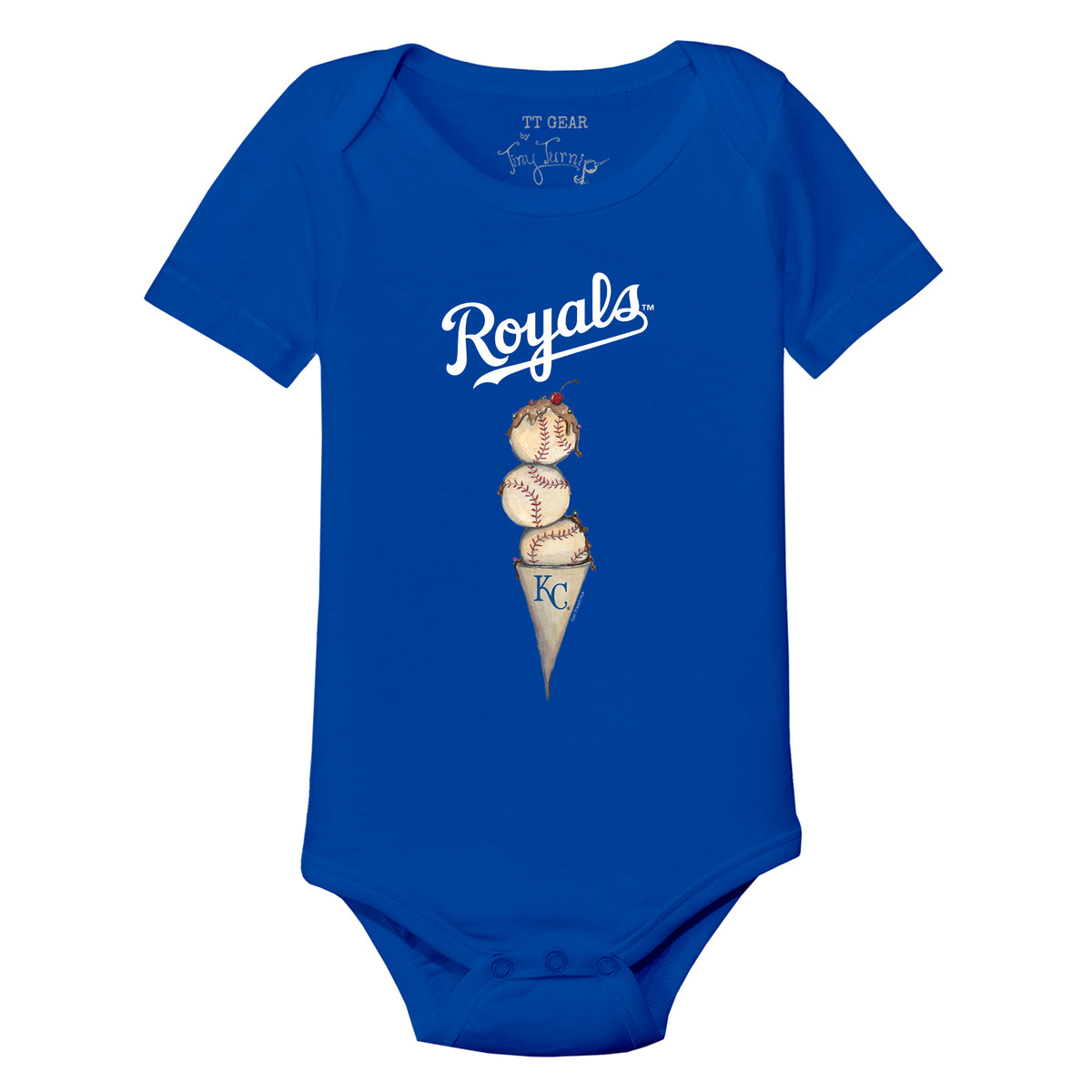 Kansas City Royals Triple Scoop Short Sleeve Snapper