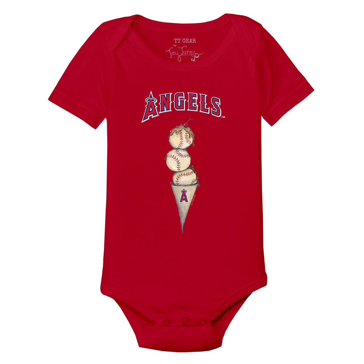 Los Angeles Angels Triple Scoop Short Sleeve Snapper