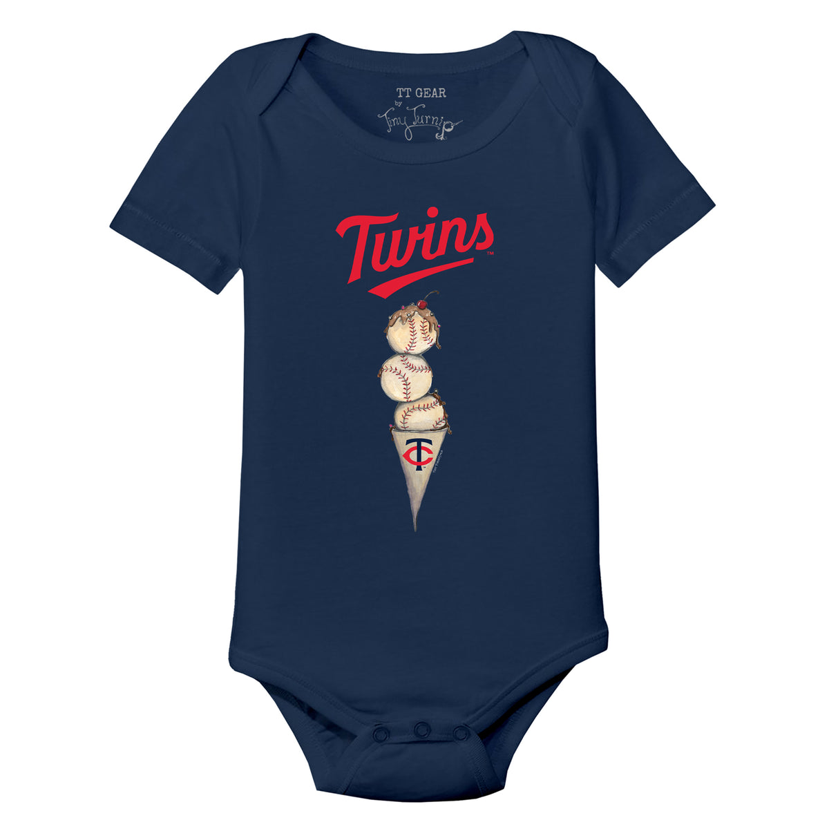 Minnesota Twins Triple Scoop Short Sleeve Snapper