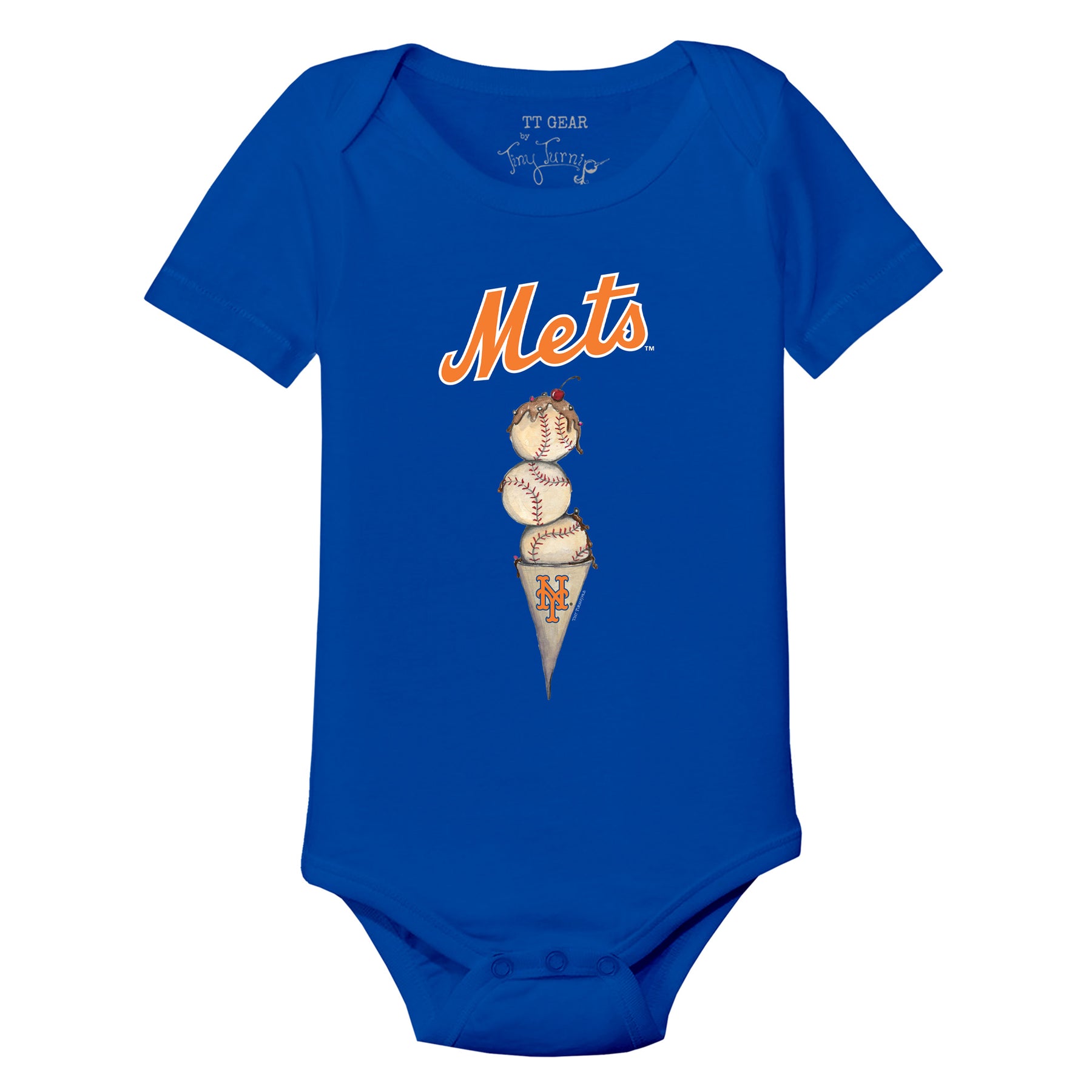 New York Mets Triple Scoop Short Sleeve Snapper