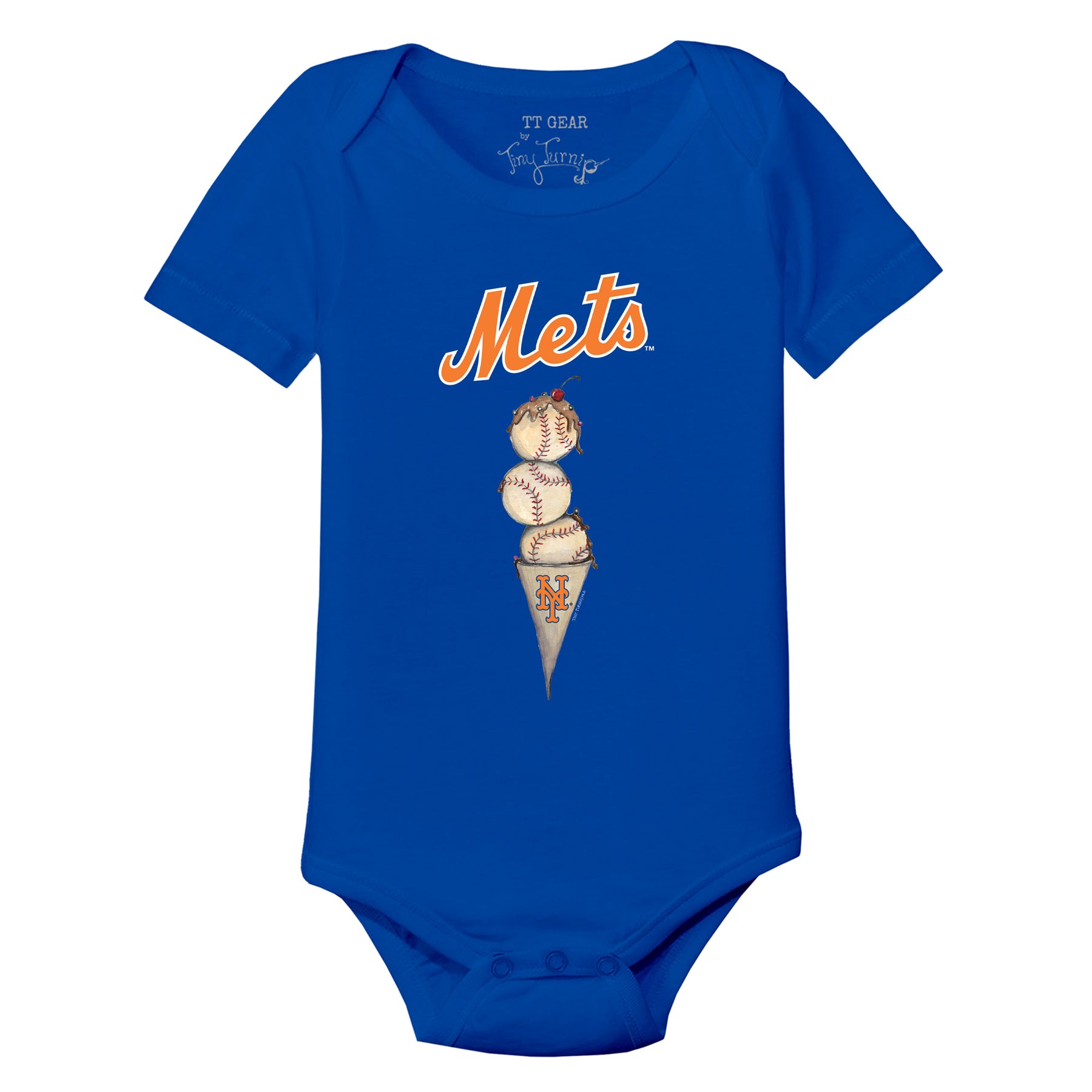 New York Mets Triple Scoop Short Sleeve Snapper