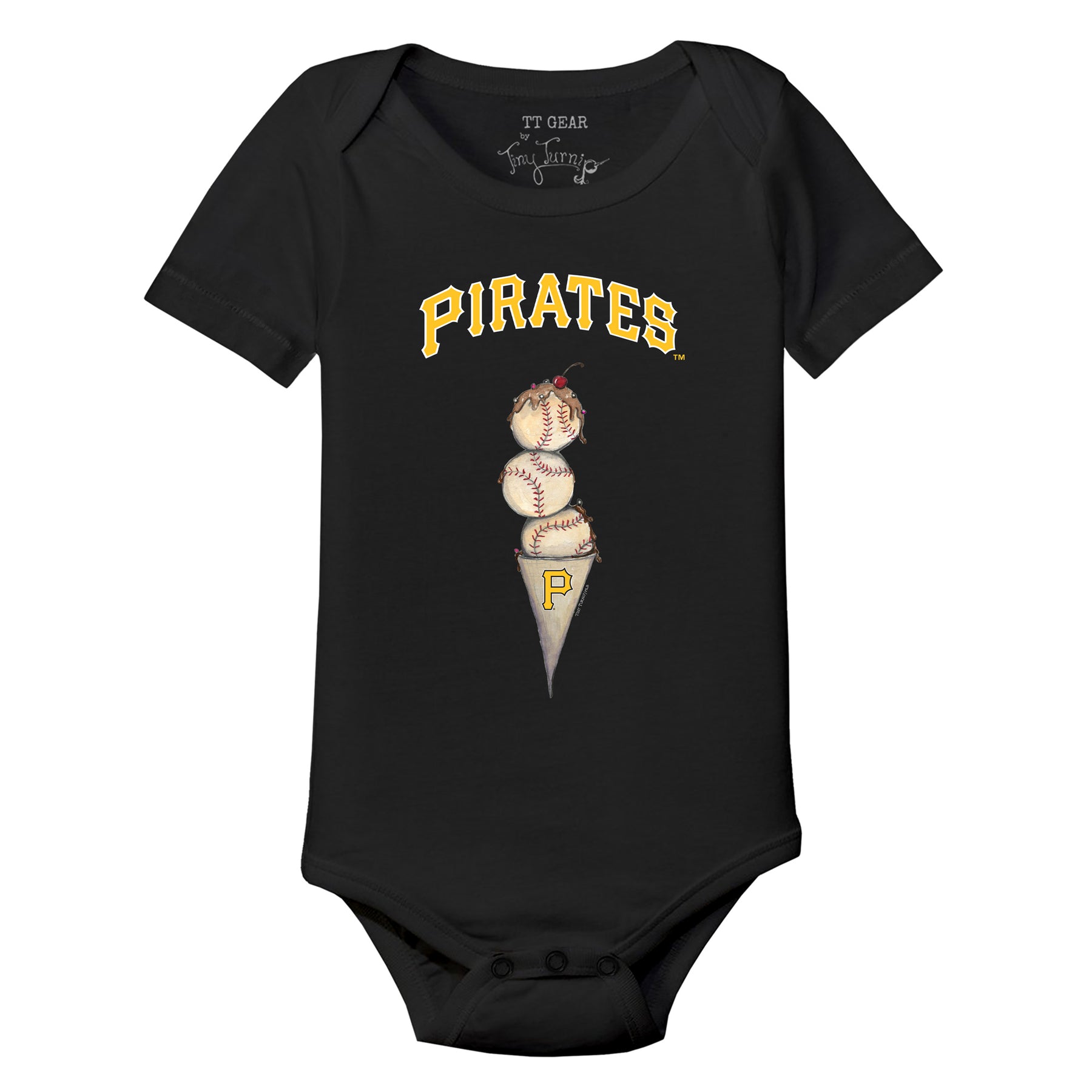 Pittsburgh Pirates Triple Scoop Short Sleeve Snapper