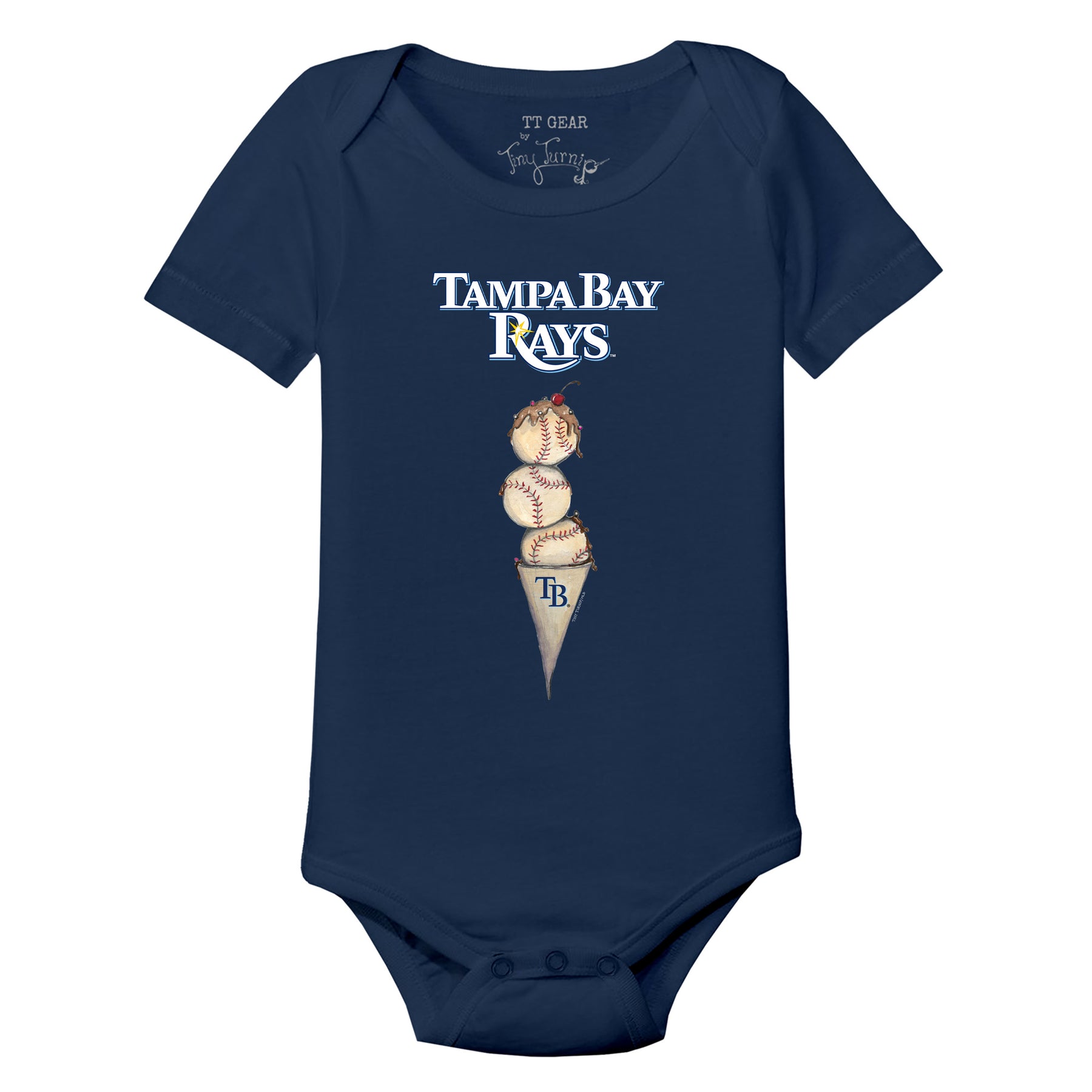 Tampa Bay Rays Triple Scoop Short Sleeve Snapper