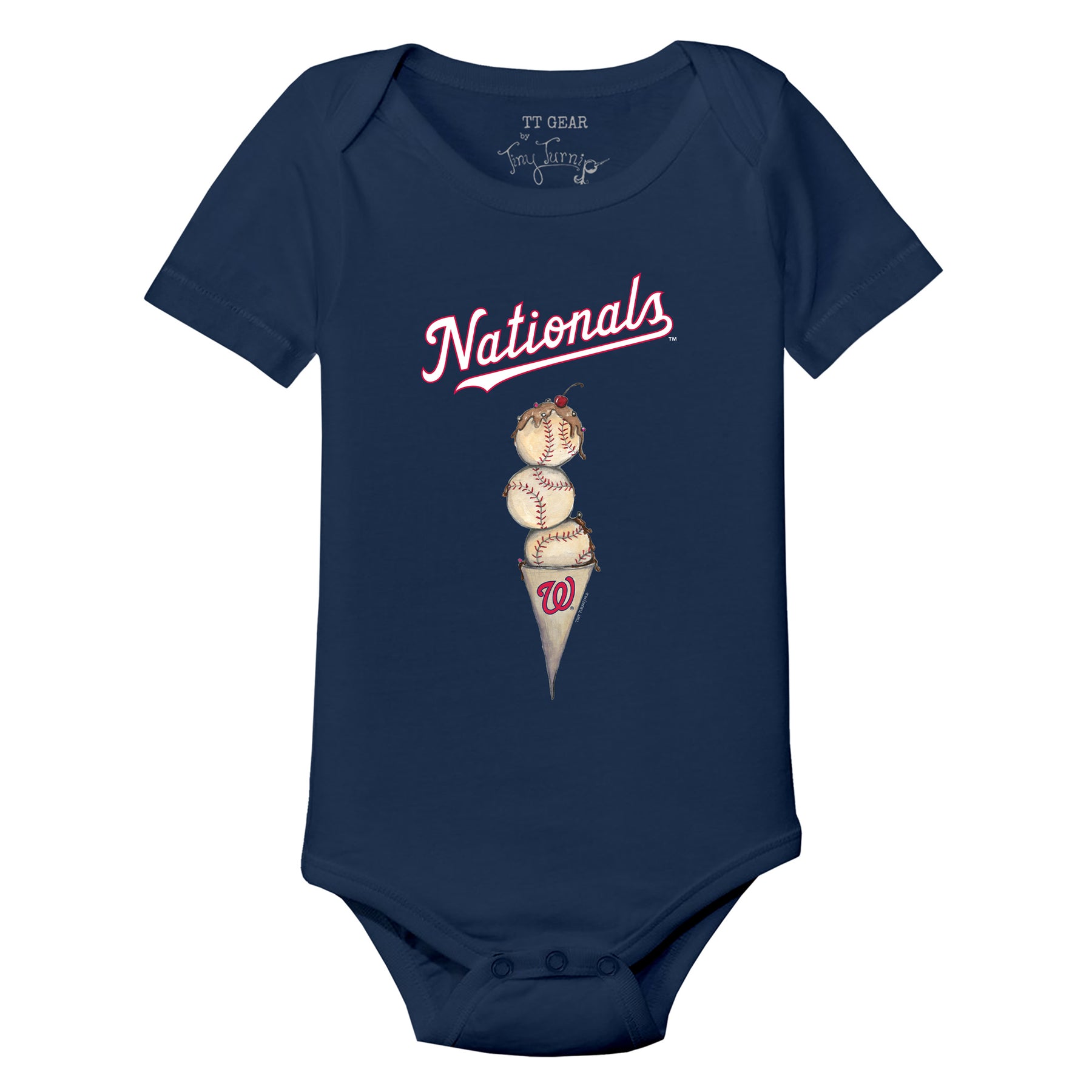 Washington Nationals Triple Scoop Short Sleeve Snapper