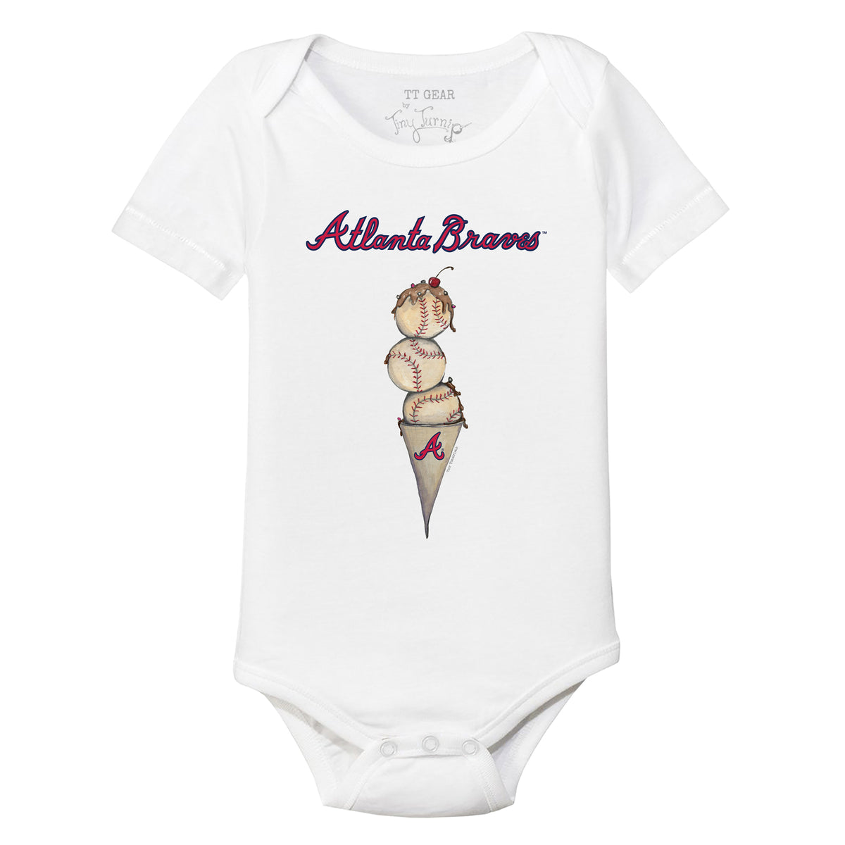 Atlanta Braves Triple Scoop Short Sleeve Snapper