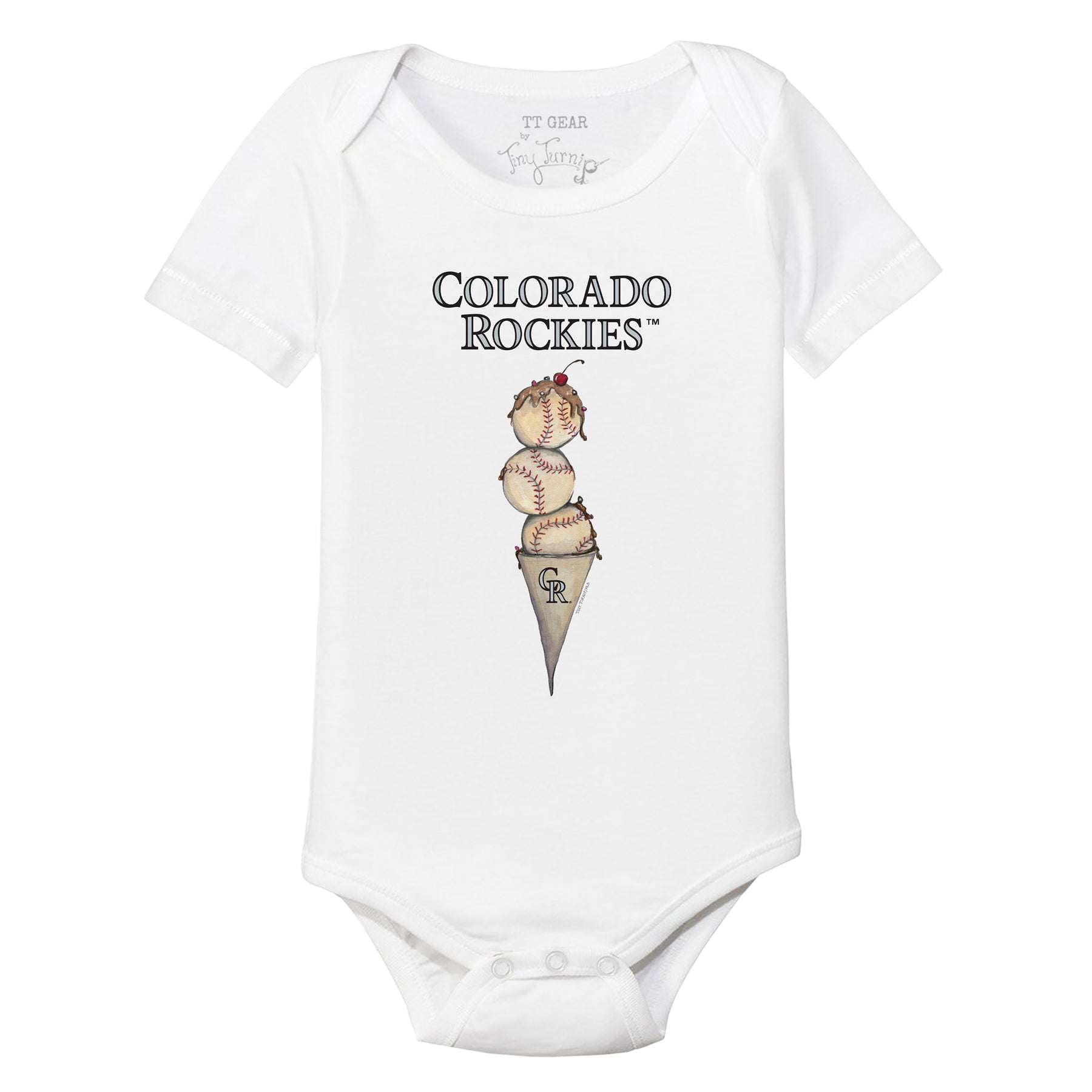 Colorado Rockies Triple Scoop Short Sleeve Snapper