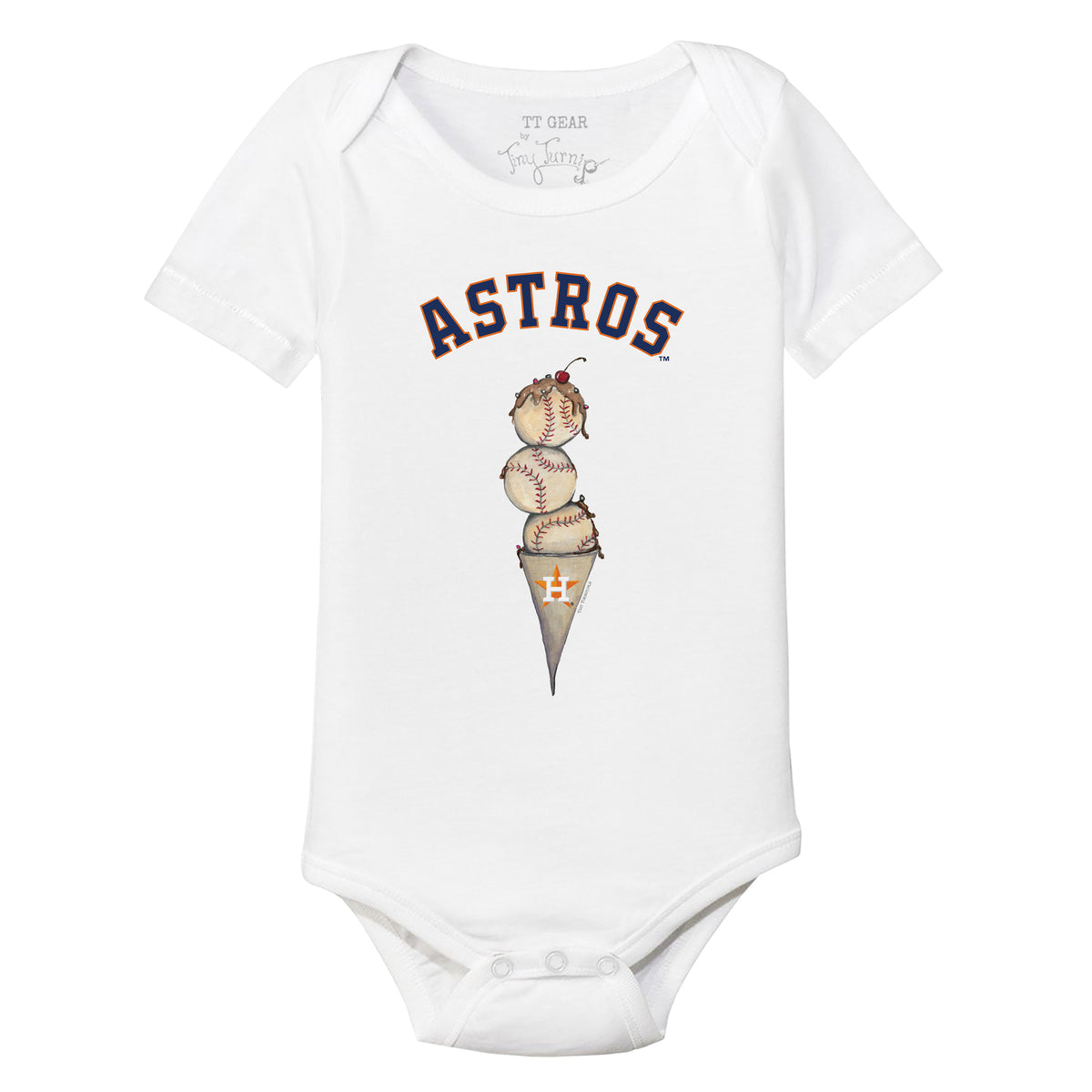 Houston Astros Triple Scoop Short Sleeve Snapper
