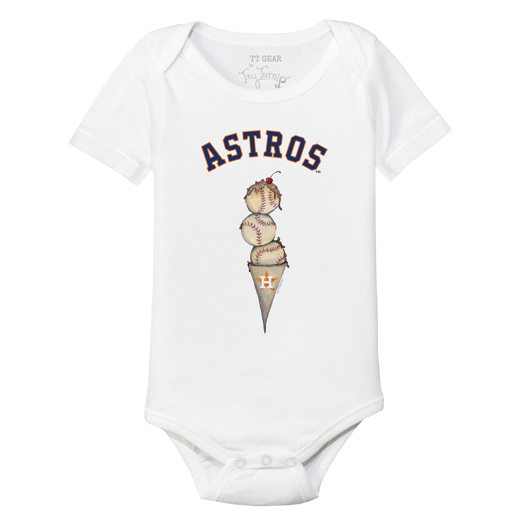 Houston Astros Triple Scoop Short Sleeve Snapper