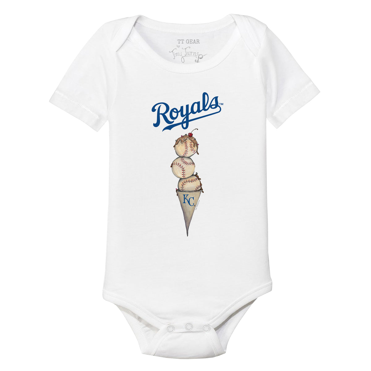 Kansas City Royals Triple Scoop Short Sleeve Snapper