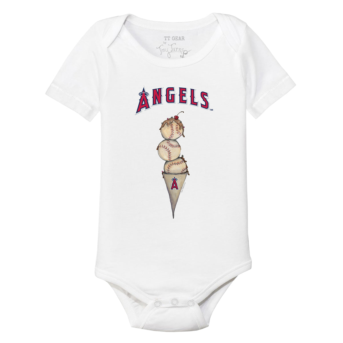 Los Angeles Angels Triple Scoop Short Sleeve Snapper