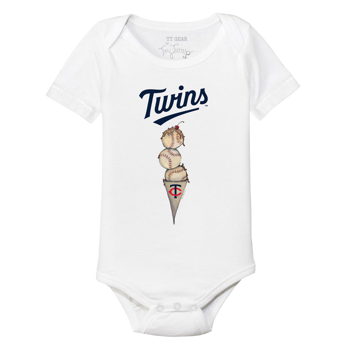 Minnesota Twins Triple Scoop Short Sleeve Snapper